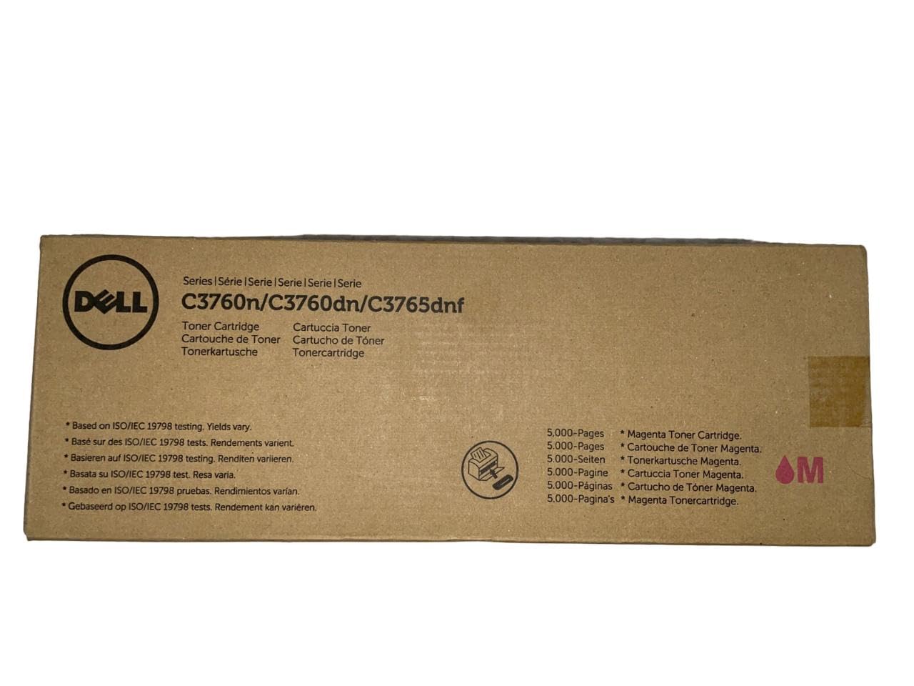 Dell - Magenta - original - toner cartridge - for Color Laser Printer C3760dn  C3760n  C3765dnf  Multifunction Color Laser Printer C3765dnf