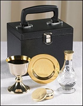 Chalice Paten Pyx Holy水ボトル携帯ケースMinister Travelingマスキット 28,257円