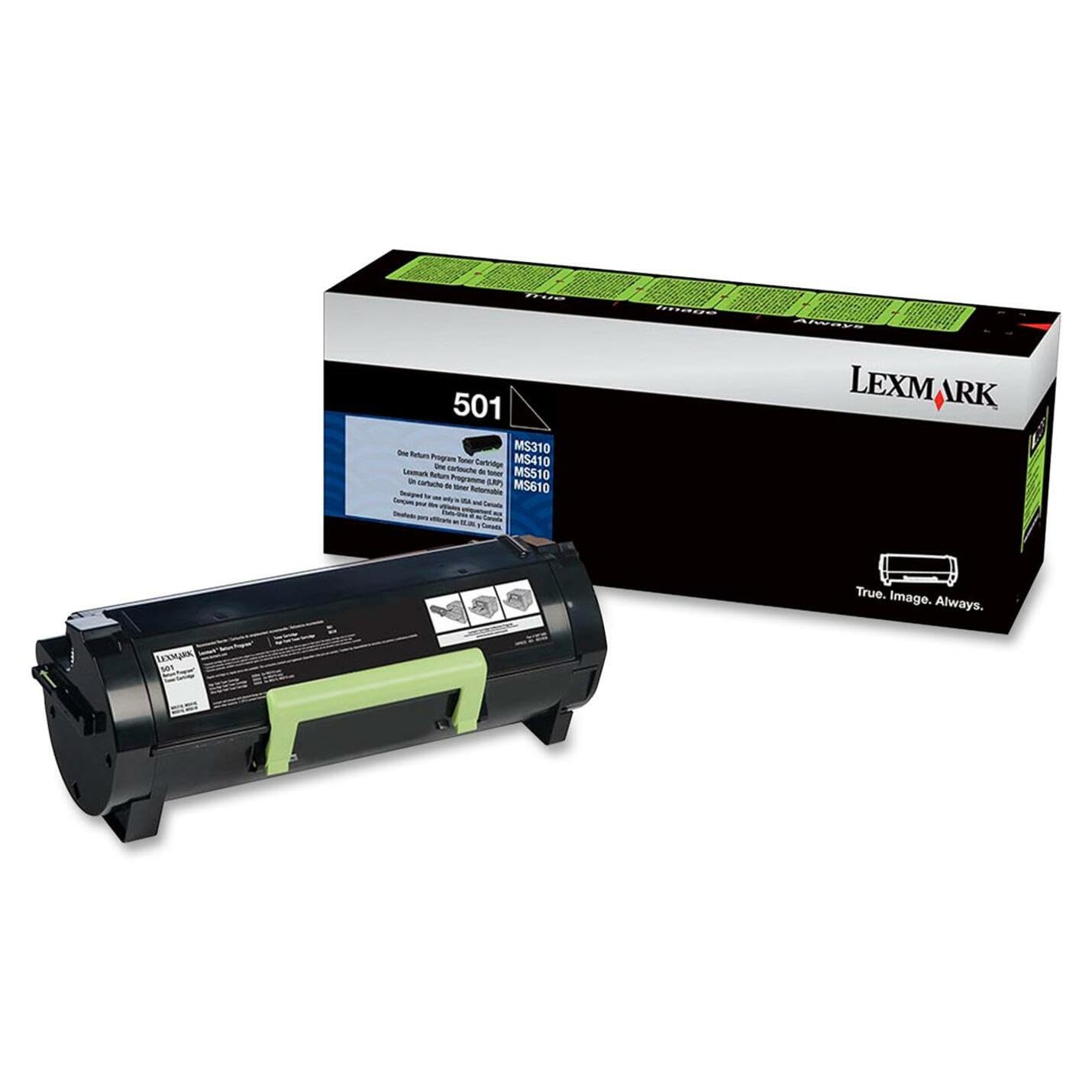 Lexmark 501 - Black - original - toner cartridge LCCP  LRP - for Lexmark MS310  MS312  MS315  MS410  MS415  MS510  MS610