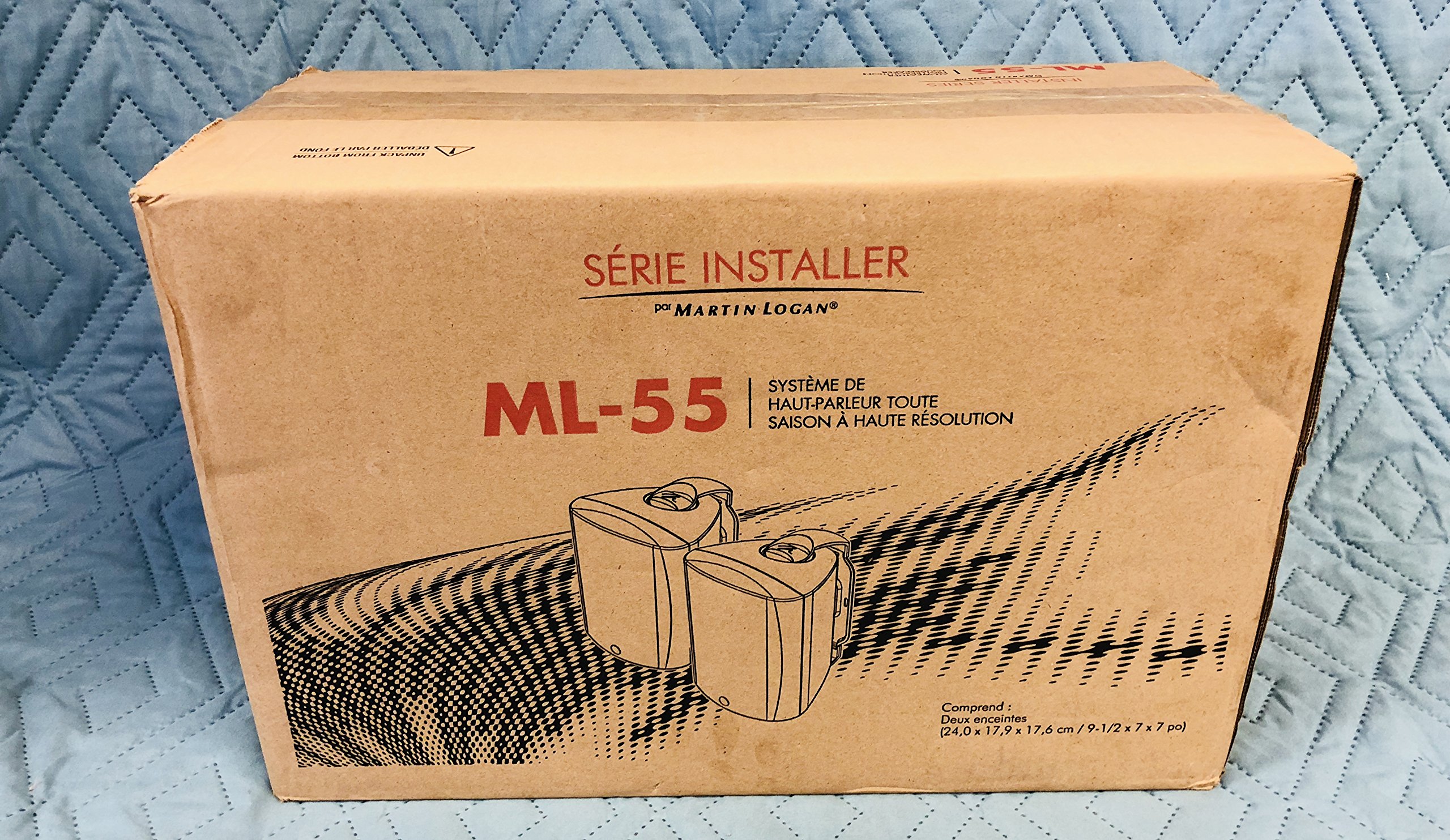 MartinLogan ML-55 Outdoor All-Weather speaker  pair (Black) by MartinLogan