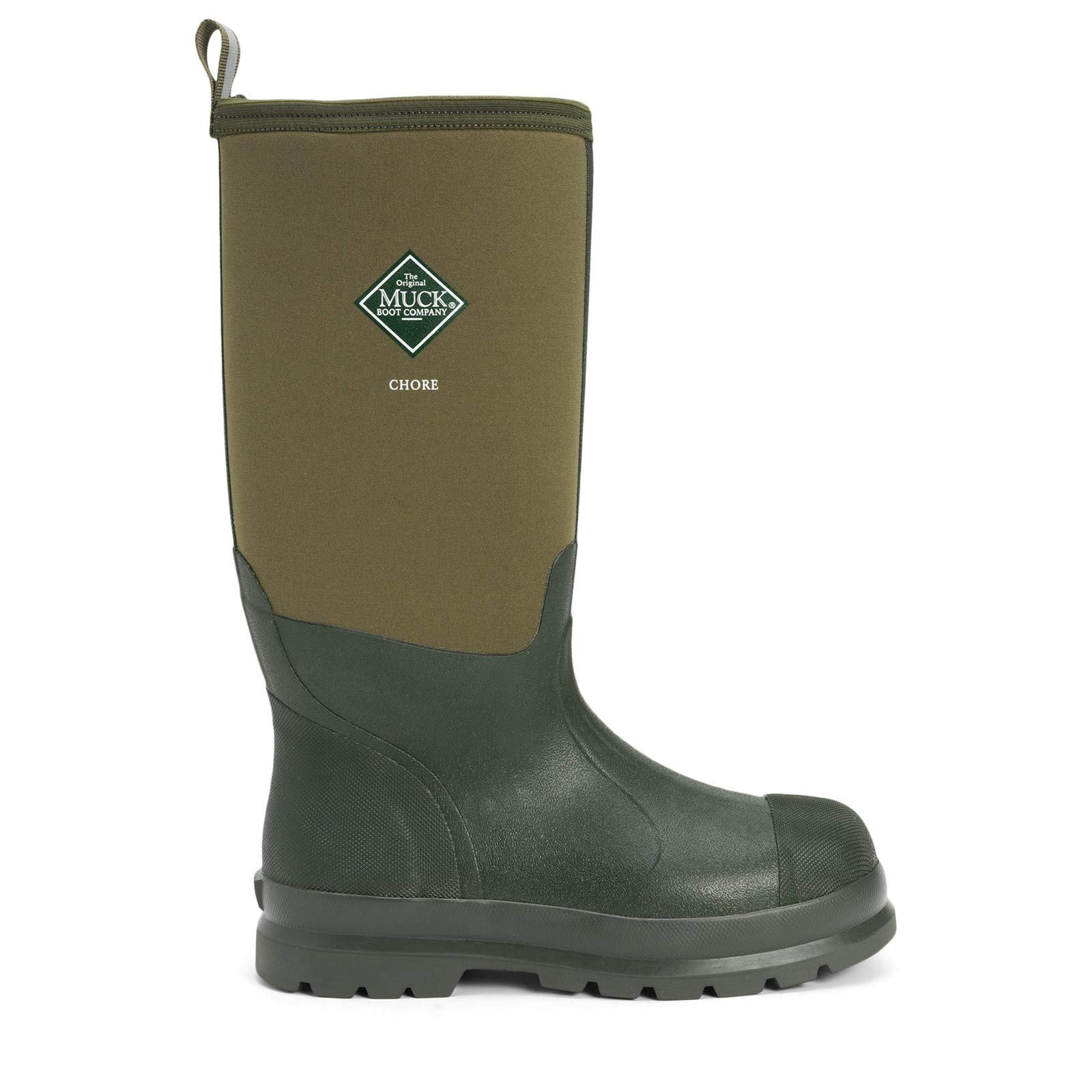 (マックブーツ) Muck Boots ユニセックス チョア クラシック ハイウェリントンブーツ 長靴 作業ブーツ 男女兼用 (26cm) (モス)