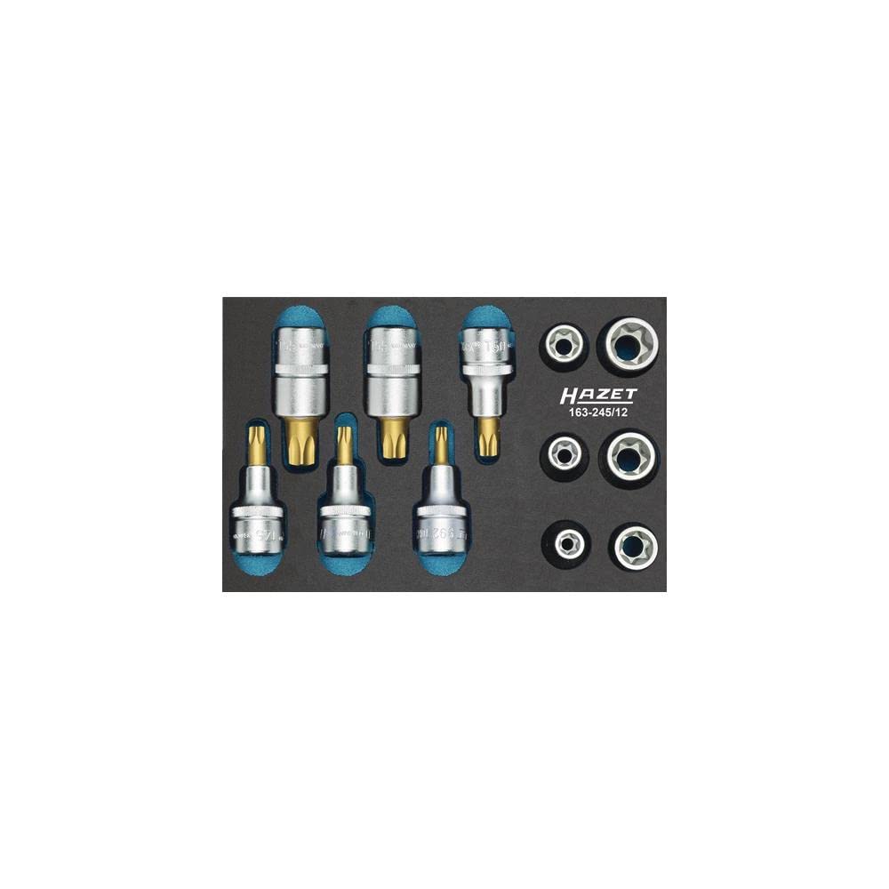 Hazet 163-245/12 プロフェッショナル工具セット 12点組 メンテナンス 修理 整備 DIY 工具セット