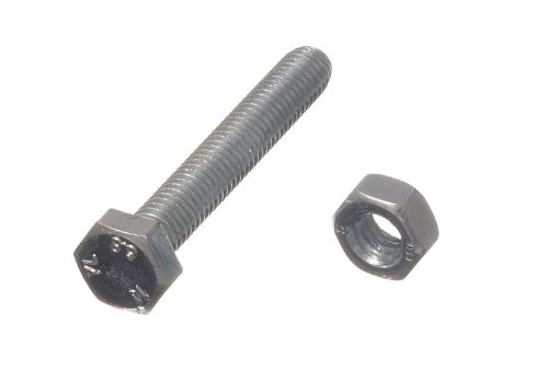六角ボルトセットねじ 200個 4.8グレード スチール M6 X 40mm 全ねじ山 + ナット Bzp|global研究所