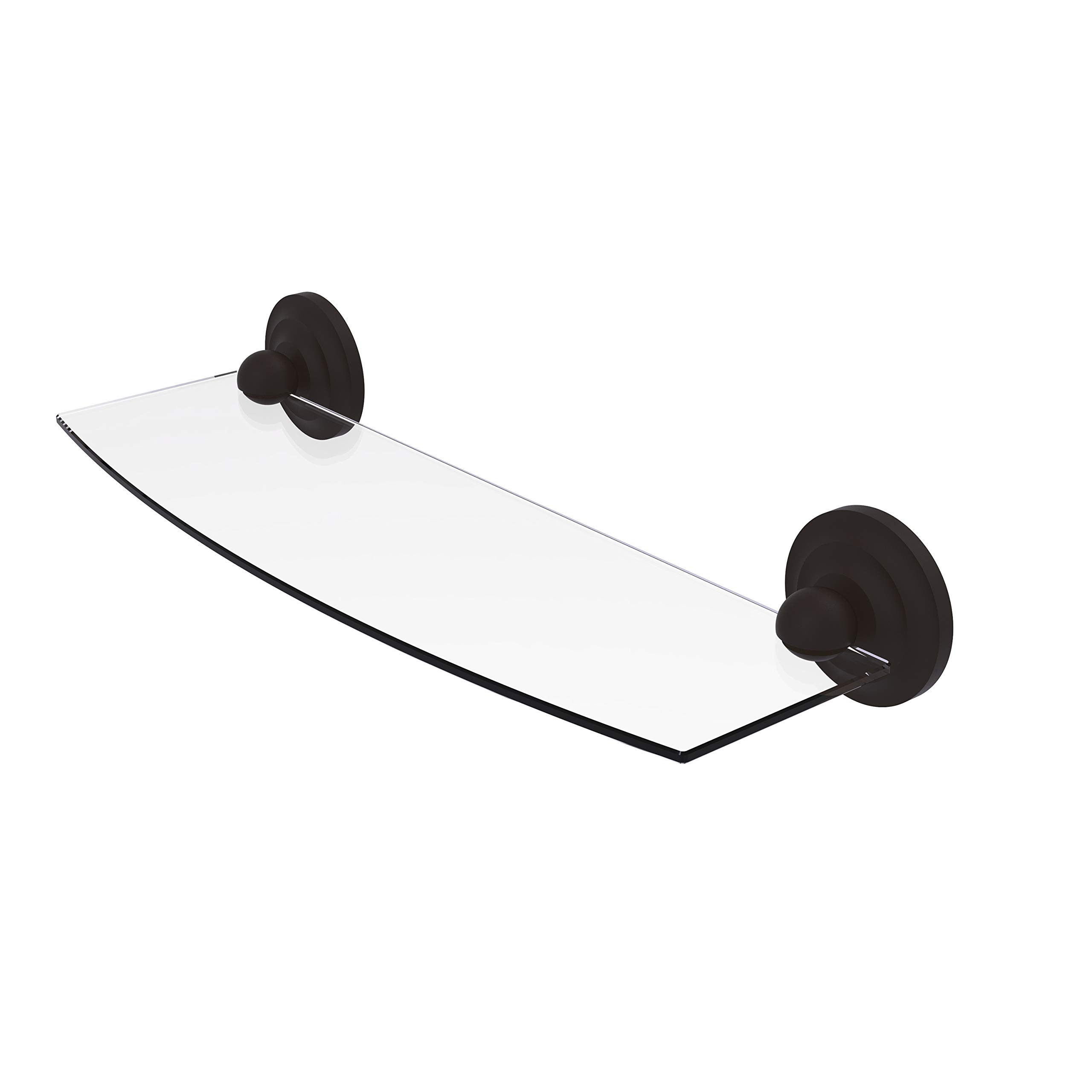 Allied Brass R-33/18-ORB 18-Inch Beveled 1/4-Inch Glass Shelf  Oil Rubbed Bronze by Allied Precision Industries パソコン・周辺機器-インクカートリッジ