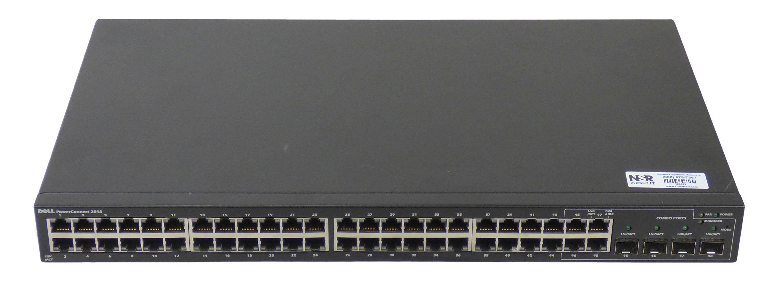 Dell PowerConnect 2848 - スイッチ - 48ポート - マネージド - デスクトップ ラックマウント (469-4245)｜global研究所 143,700円