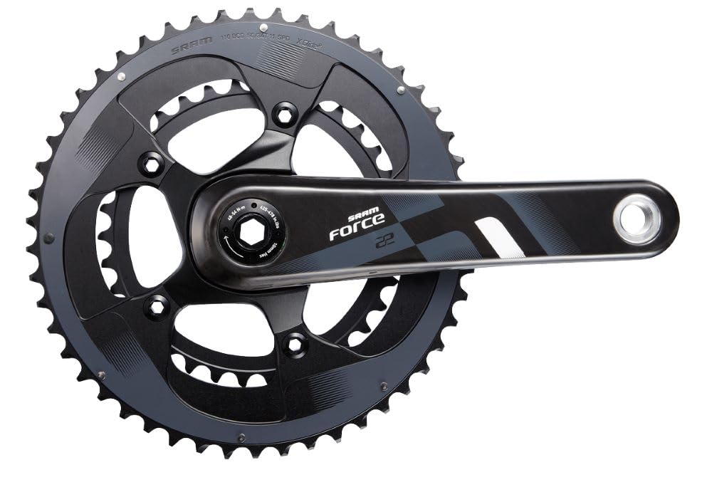 SRAM（スラム） FORCE22 クランクセット（2x11S） GXP用 170/53-39T 00.6118.108.001