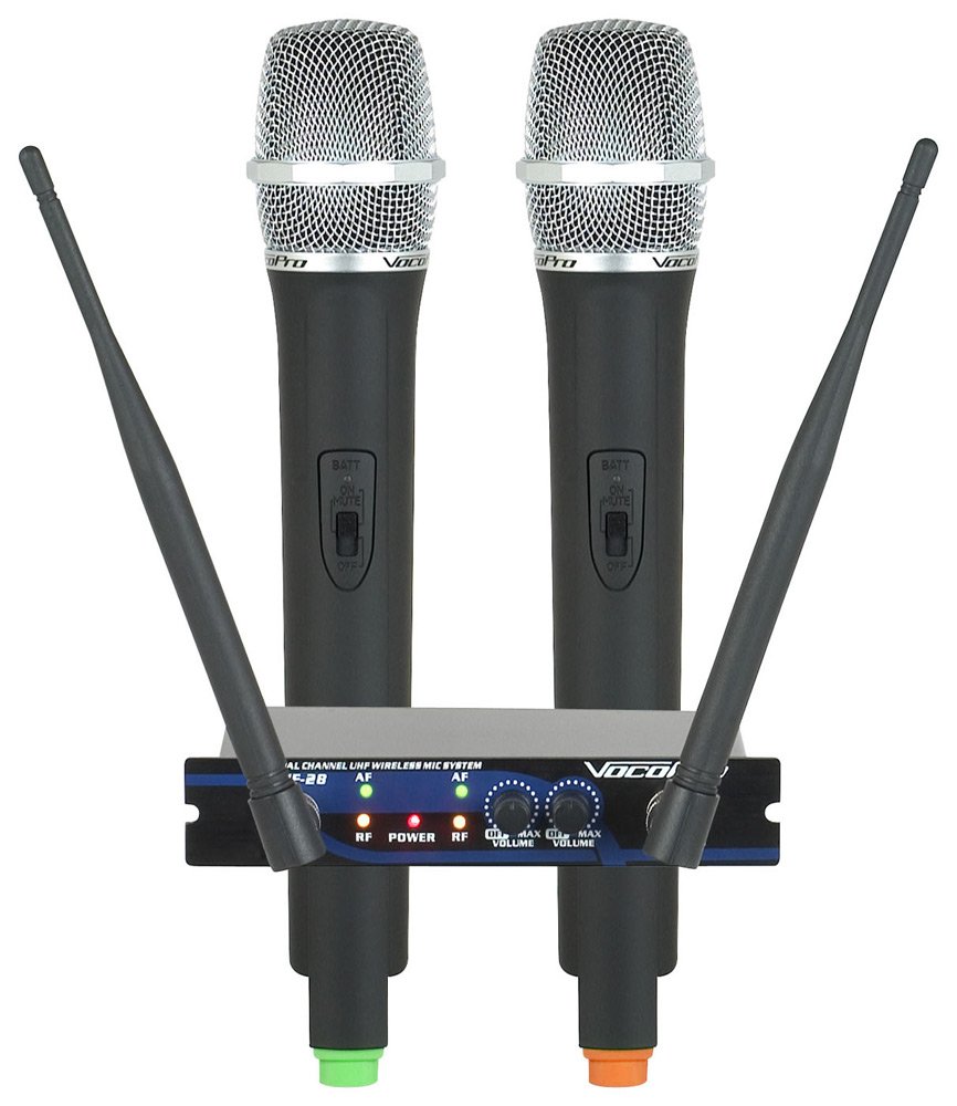 Dual Channel UHF Wireless Mic System Frequency Sets: M N by VocoPro｜global研究所