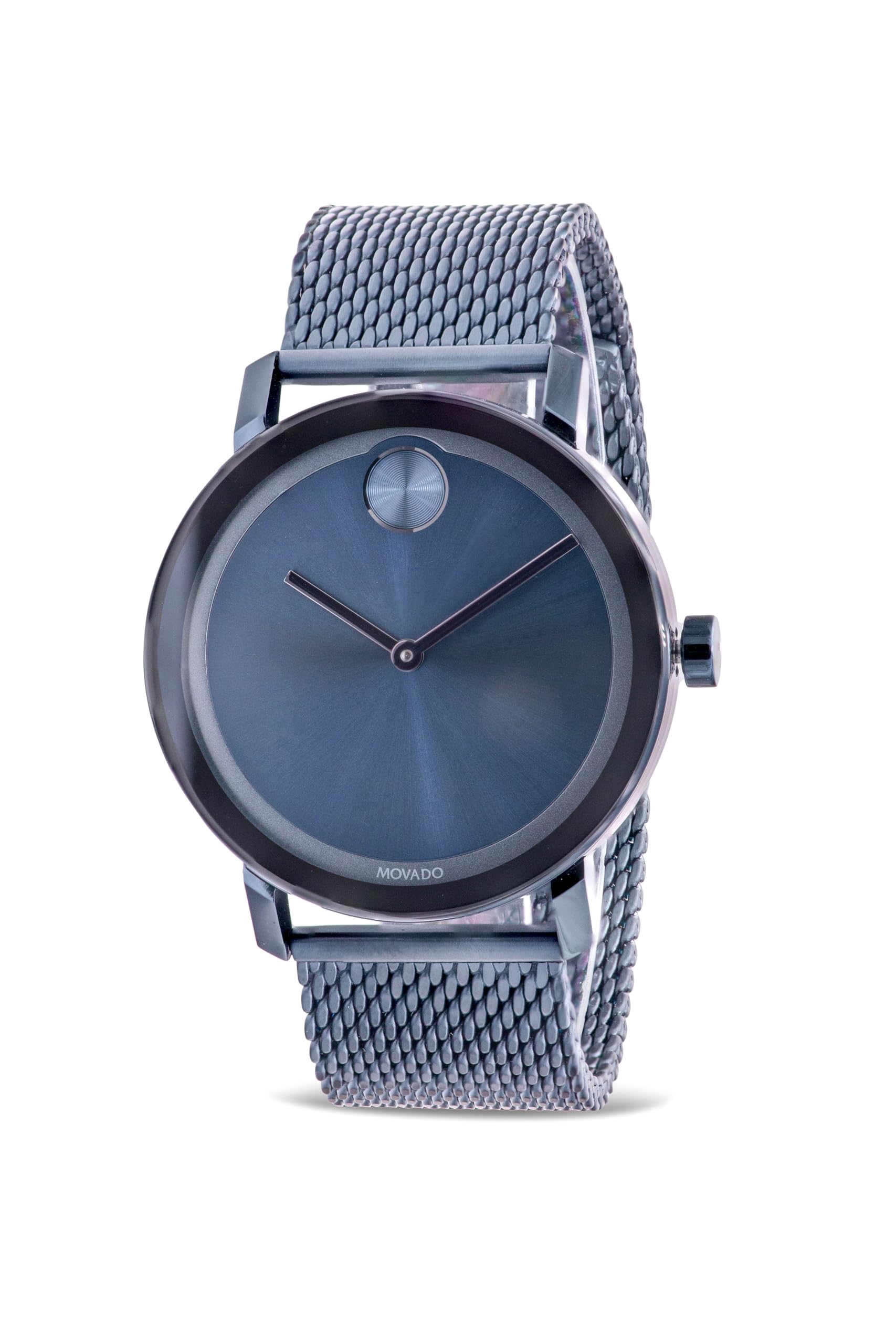 Movado 3600610 メンズブレスレット ボールド ブルーイオンプレーティングステンレススチールケース ブルーダイヤル ブルーイオンプレーティングステンレススチールメッシュブレスレット｜global研究所