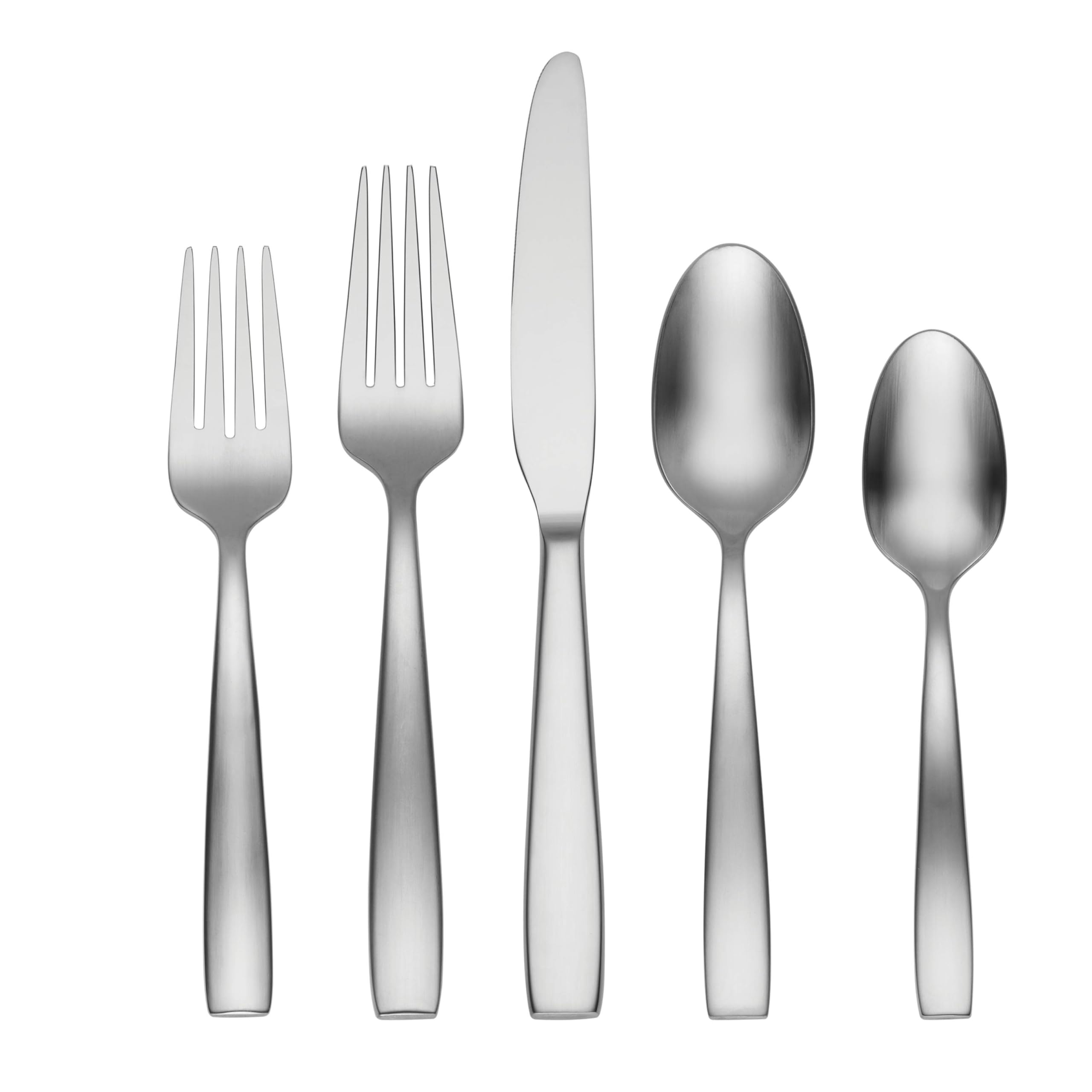 Oneida Everdine 45ピース 毎日使える食器 8 18/0ステンレススチール 銀食器セット 食洗機対応 シルバー
