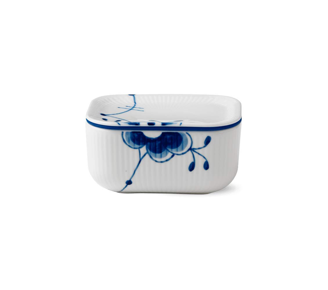 Blue Fluted Mega Butter Jar by Royal Copenhagen 27,825円