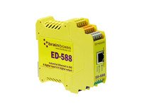 BRAINBOXES ED-588 / Ethernet to Digital IO 8 Inputs + 8 Outputs /1 x Network (RJ-45) - 1 x Serial Port - Fast Ethernet - Rail-mountable by Brainboxes|global研究所