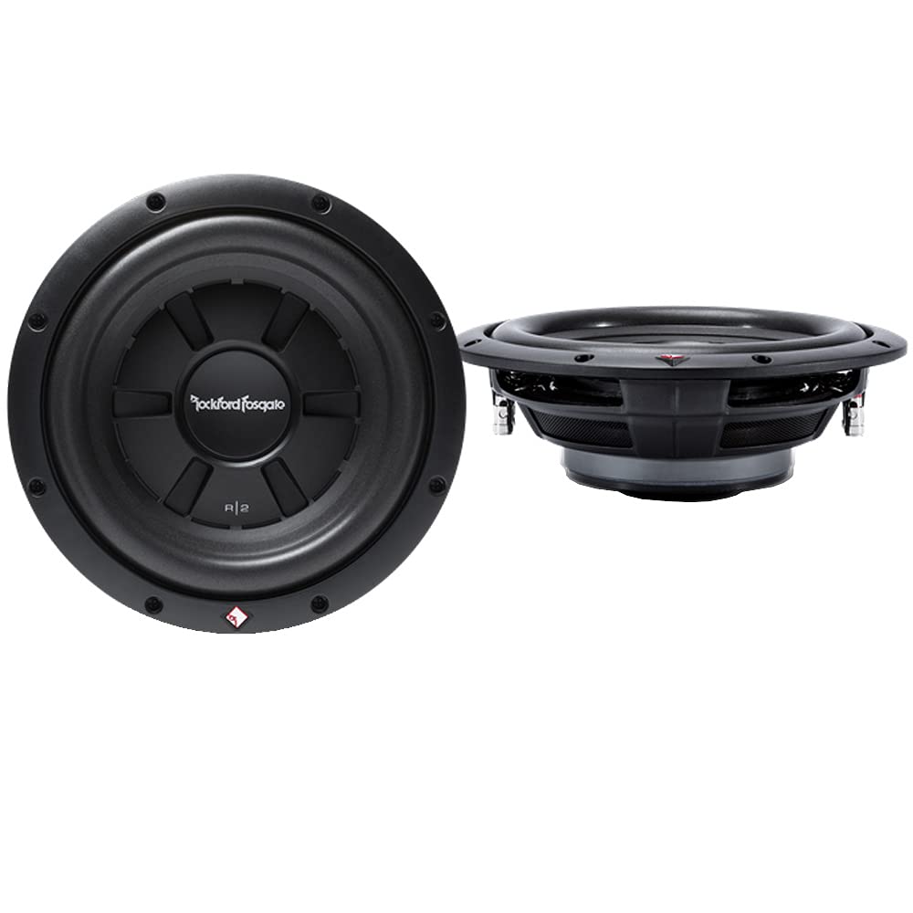 2) ROCKFORD FOSGATE R2SD2-10 10インチ 800W 車 シャロー/スリム サブウーファー サブウーファー R2SD210｜global研究所