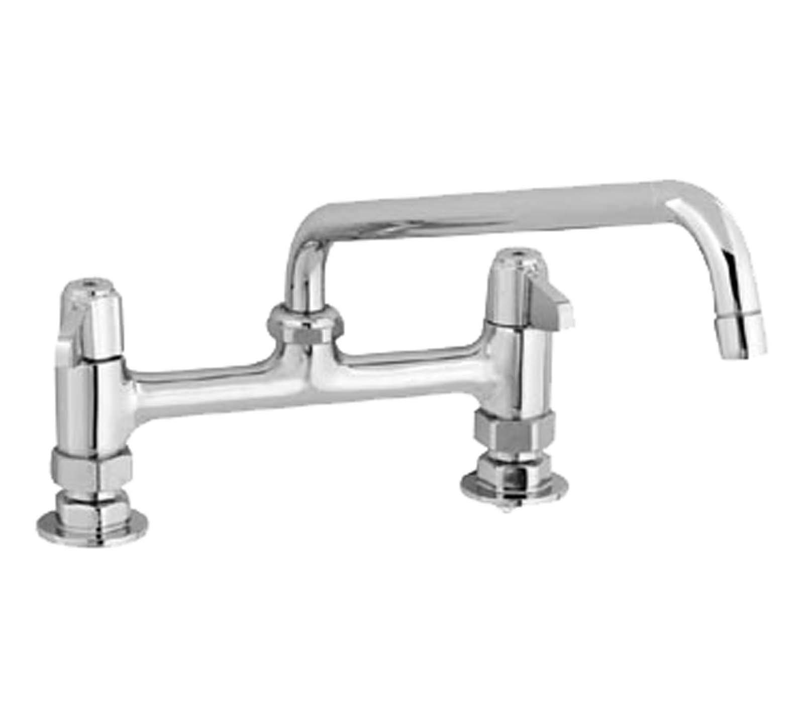 T&S Brass 5F-8DLX08 Deck Mount Faucet with 8 Swing Nozzle by T&S Brass｜global研究所