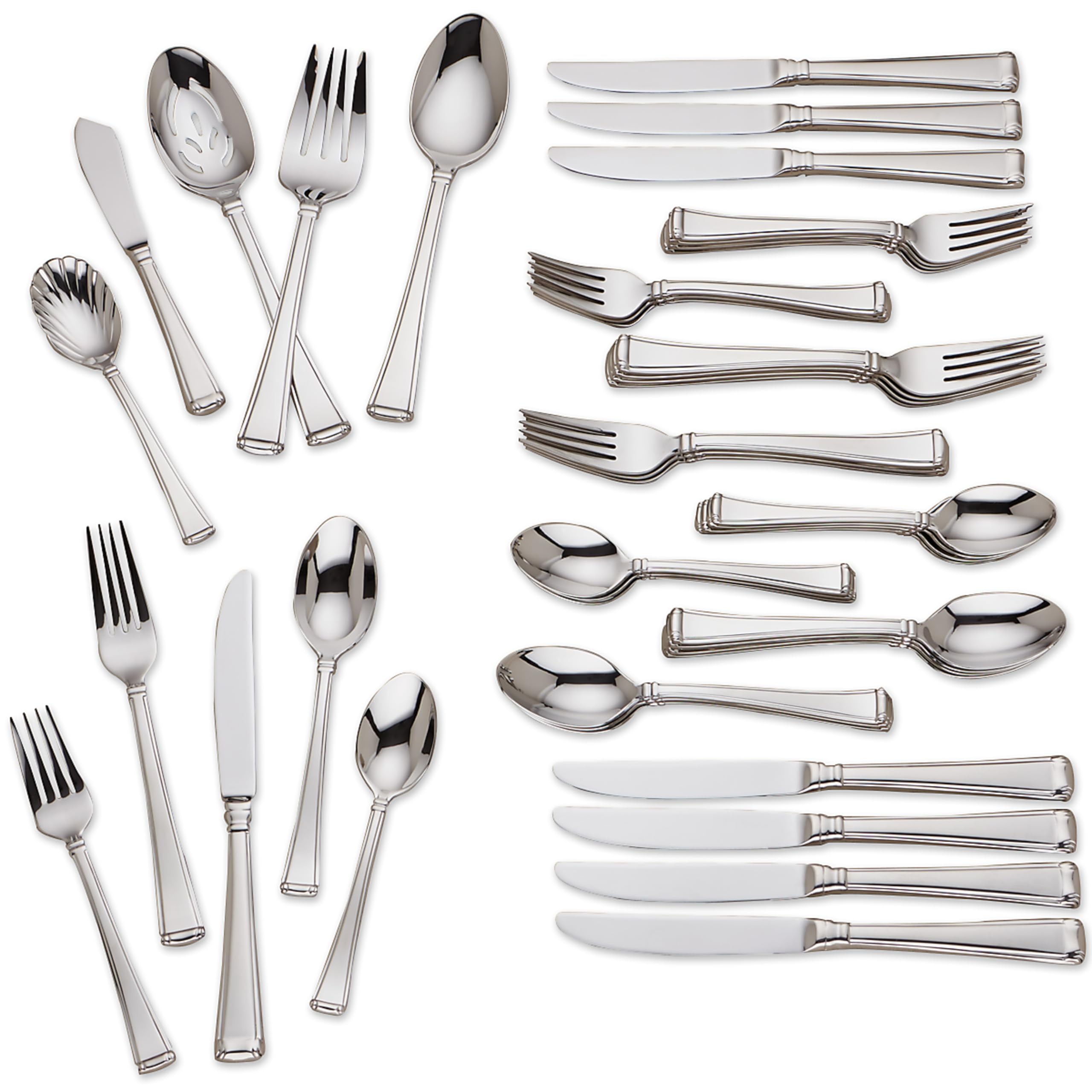 Lenox 45-Piece Gorham Column Silver by Lenox