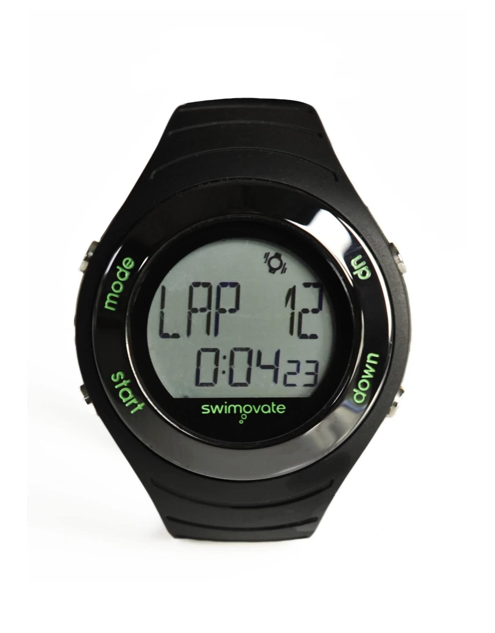 Swimovate Poolmate Live Lap Counter Swim Watch with Vibrating Alarm Black