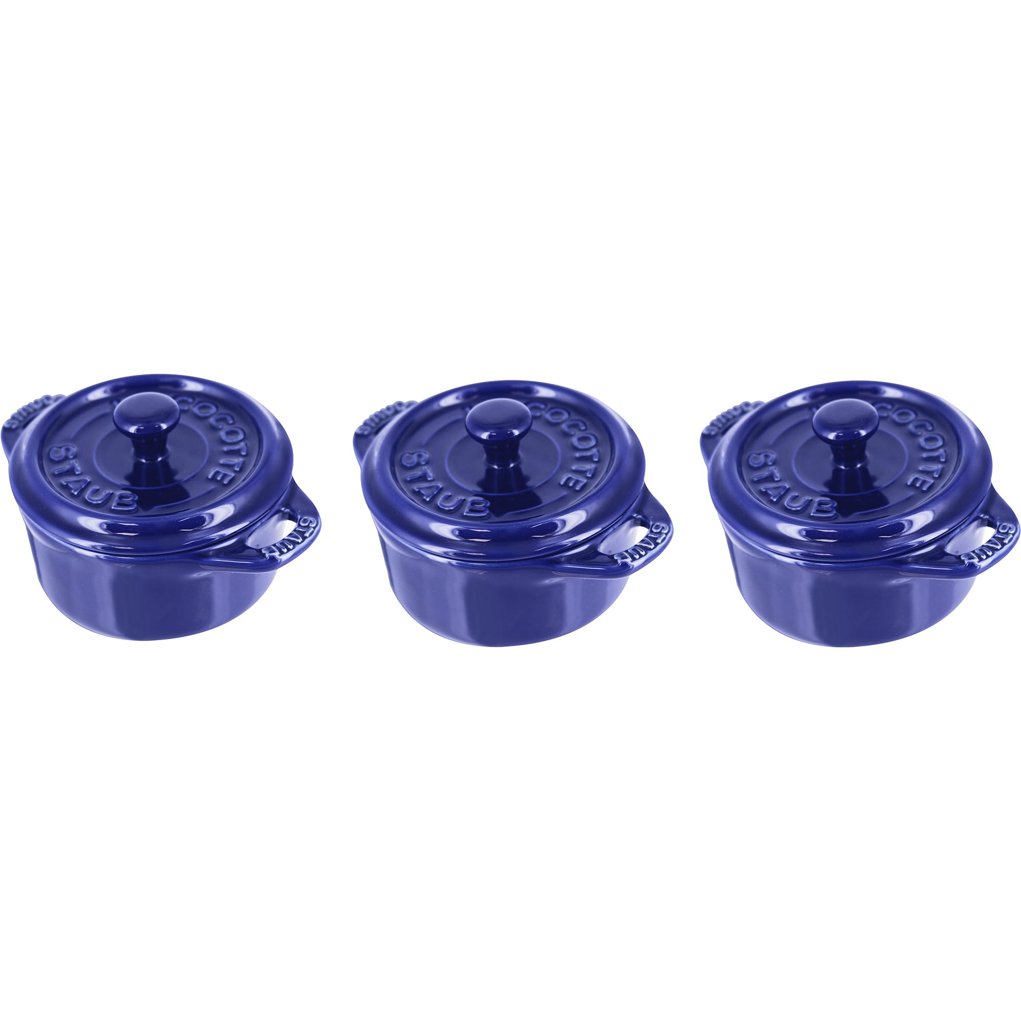 Staub (ストウブ) セラミックミニココット 3天下太平 0.25 Quart 40511-422