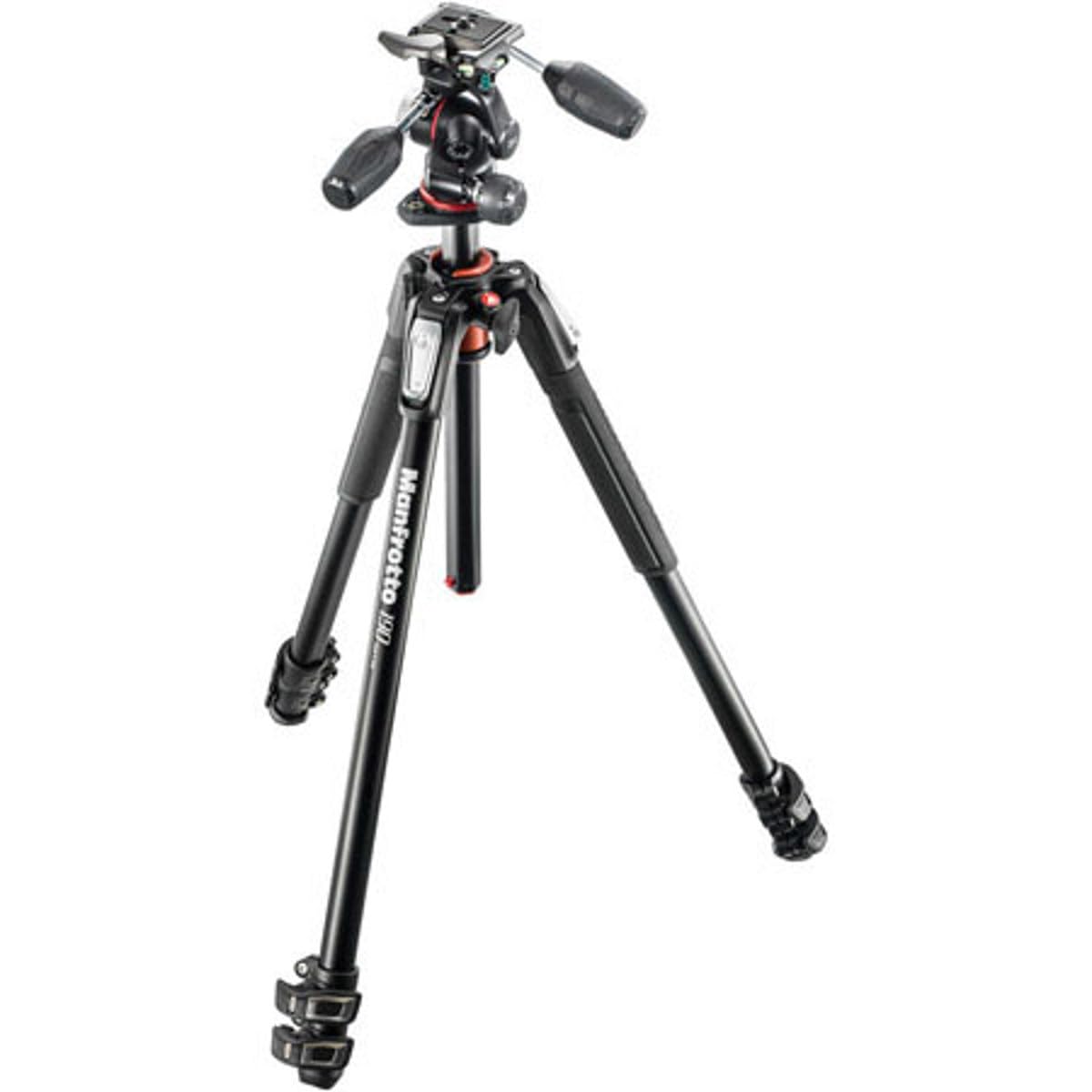 Manfrotto 190XPRO 3セクション アルミニウム三脚 XPRO 3ウェイパン/チルトヘッド付き｜global研究所