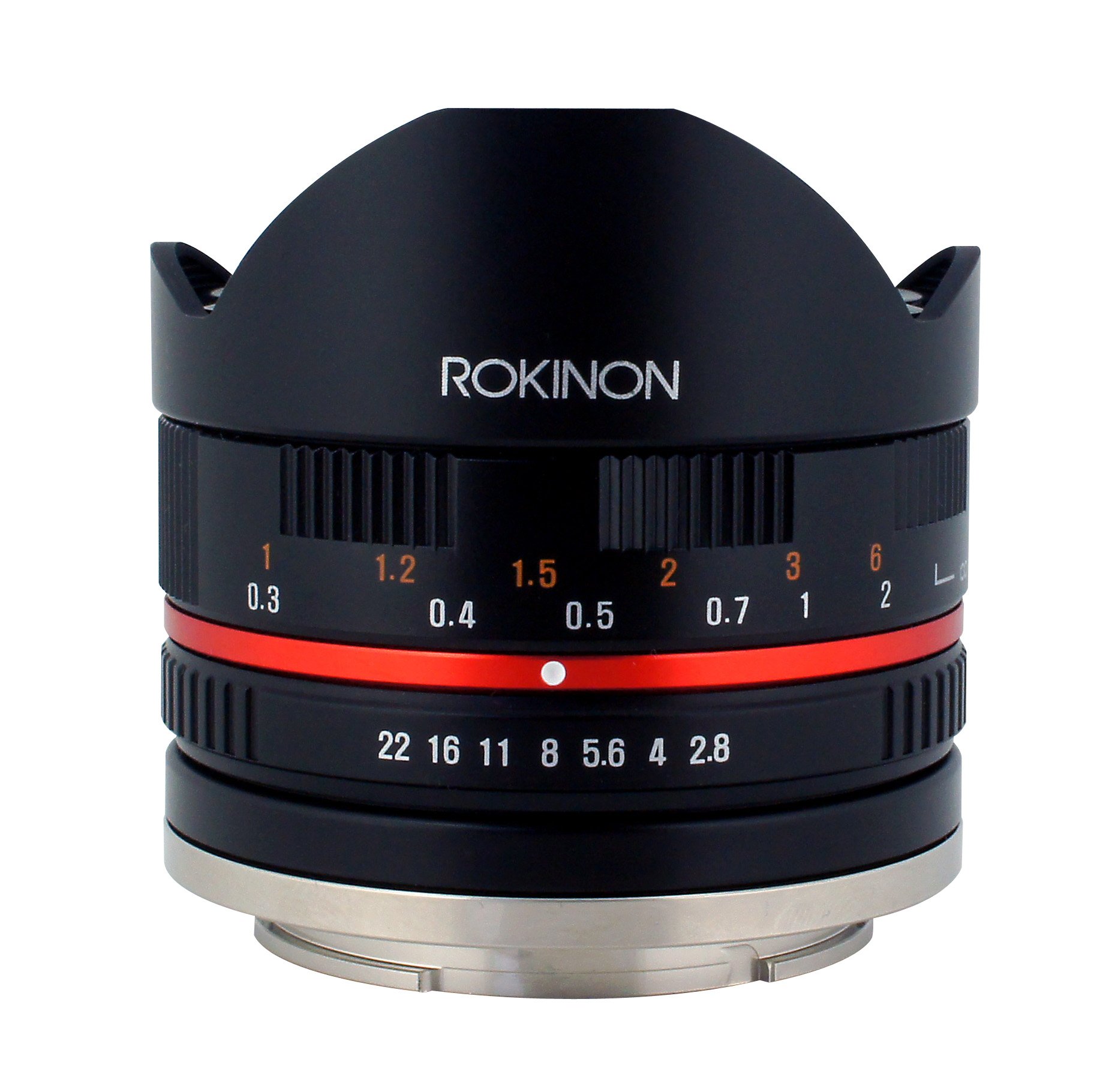 Rokinon 8mm F2.8 UMC フィッシュアイ II (ブラック) 固定レンズ Sony Eマウント (NEX) カメラ用 (RK8MBK28-E)