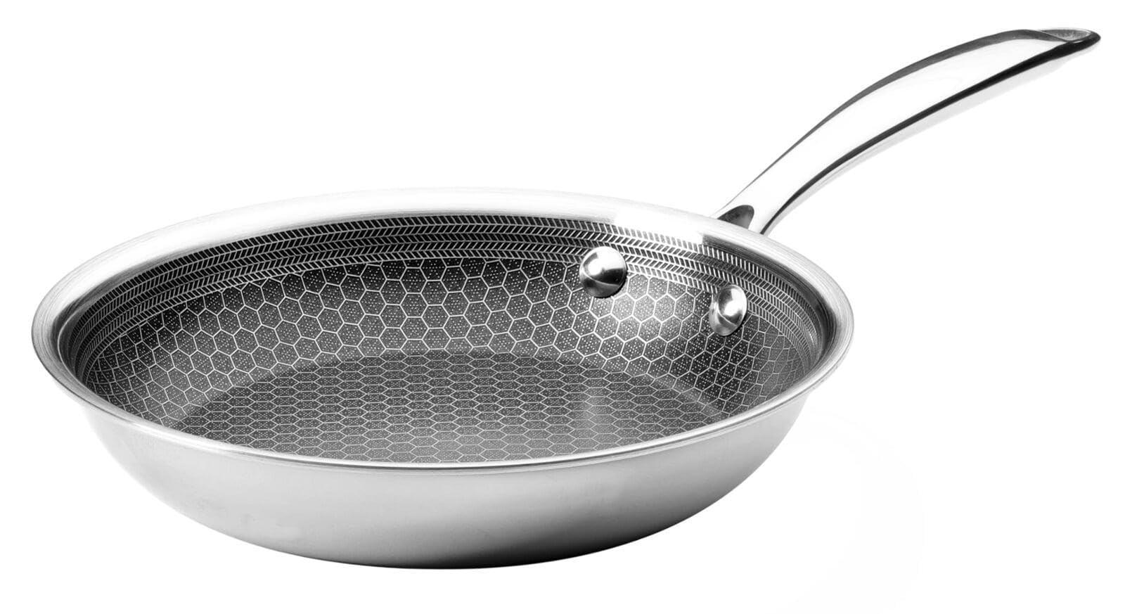 Frieling USA Black Cube Hybrid Stainless/Nonstick Cookware Fry Pan  8-Inch by Frieling