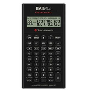 Texas Instruments TI BA II Plus 職業的 ファイナンス数えること機 - 10文字記号 - LCD - 蓄電池駆動動力