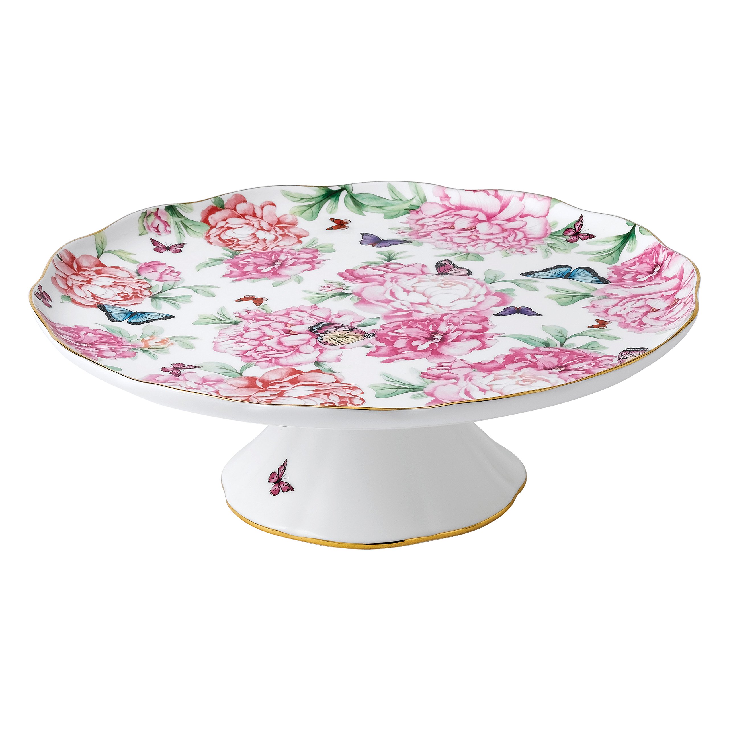 (Large  MIRANDA KERR CAKE STAND LARGE GRATITUDE) - Royal Albert Gratitude Cake Stand Designed by Miranda Kerr  Large