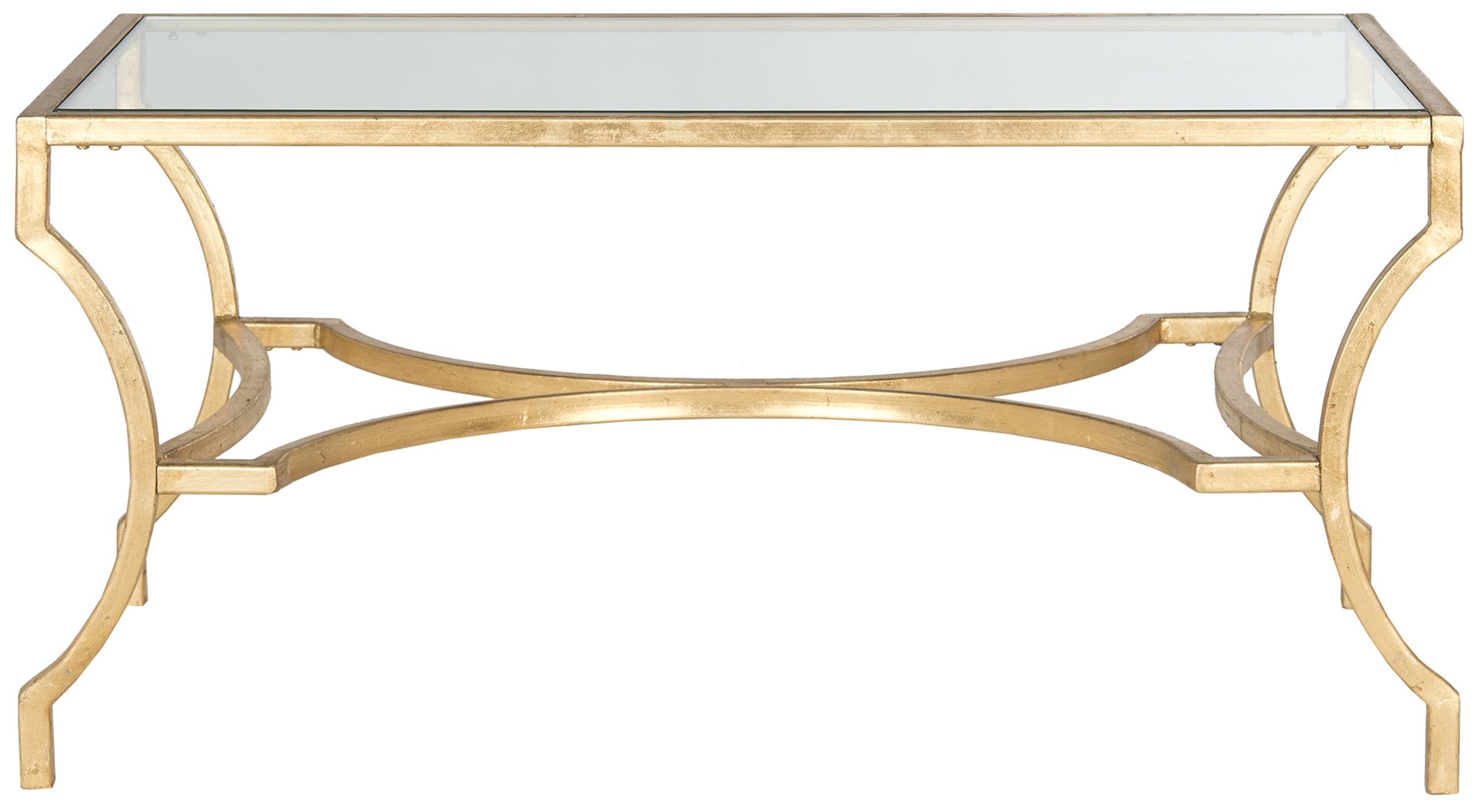 Safavieh Home Collection アルフォンスゴールドコーヒーテーブル