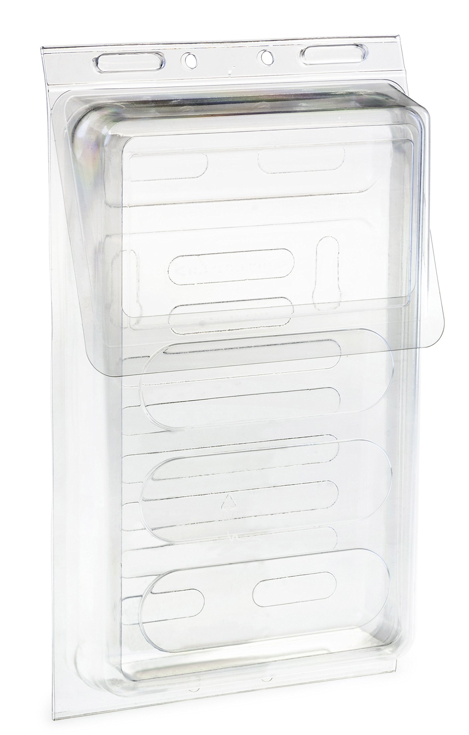 displays2go Flyerボックス、クリア25 milプラスチックアウトドアパンフレットホルダーAccommodates up to 5 ? 1 / 2 x 9 ? 1 / 2インチ広告、20のケース(infoj0712 )|global研究所