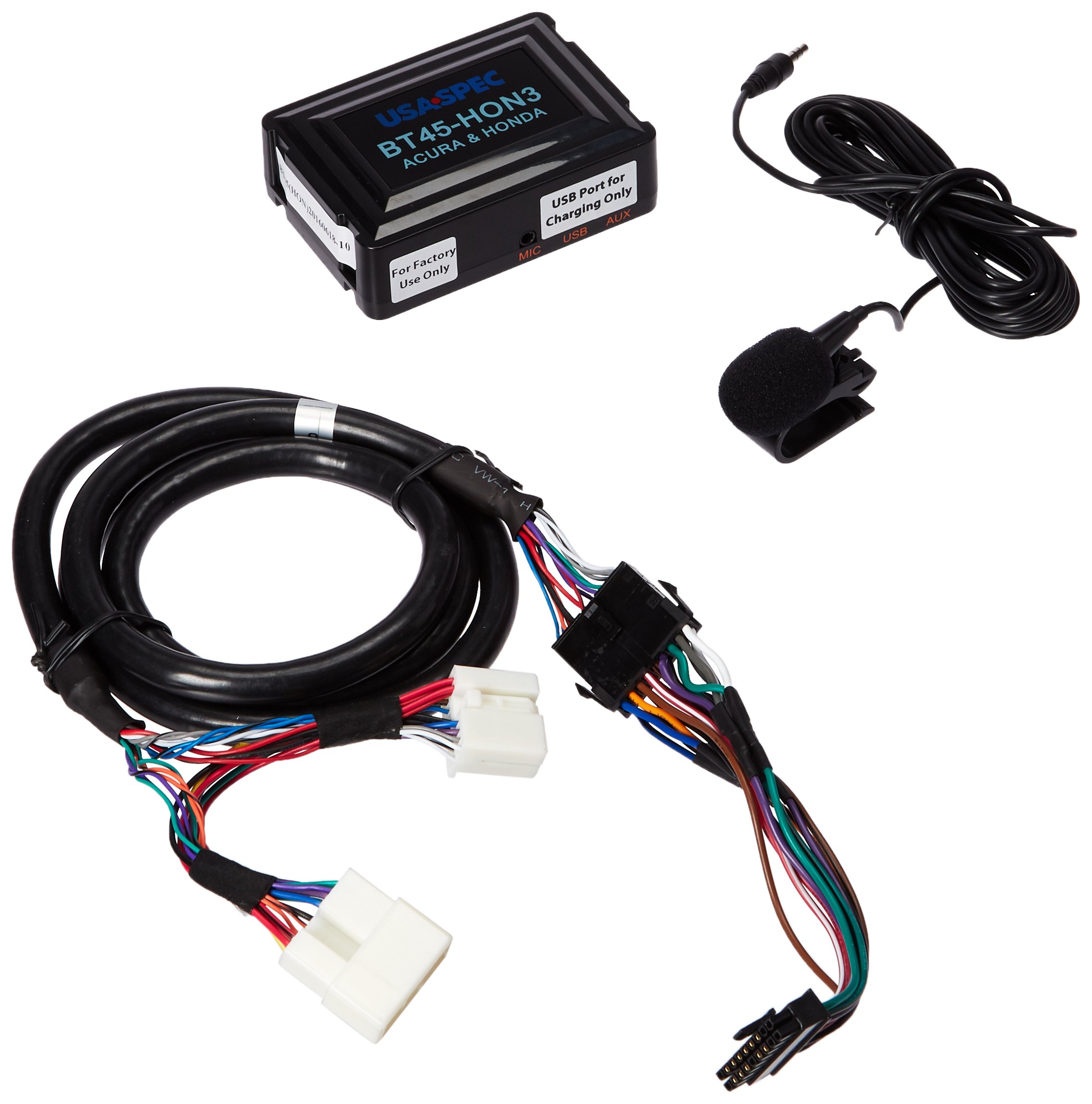 USA SPEC BT45-HON3 Bluetooth Phone Music & AUX Input Kit for Select 2003-2014 Honda & Acura Models|global研究所