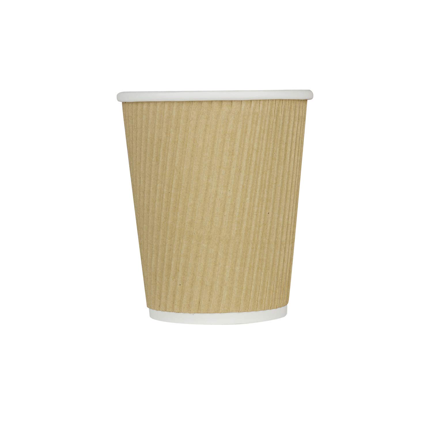 Karat C-KRC508 8 薬局衡オンス Ripple Paper Hot Cup (80粍 Diameter)  Kraft (Case of 500)