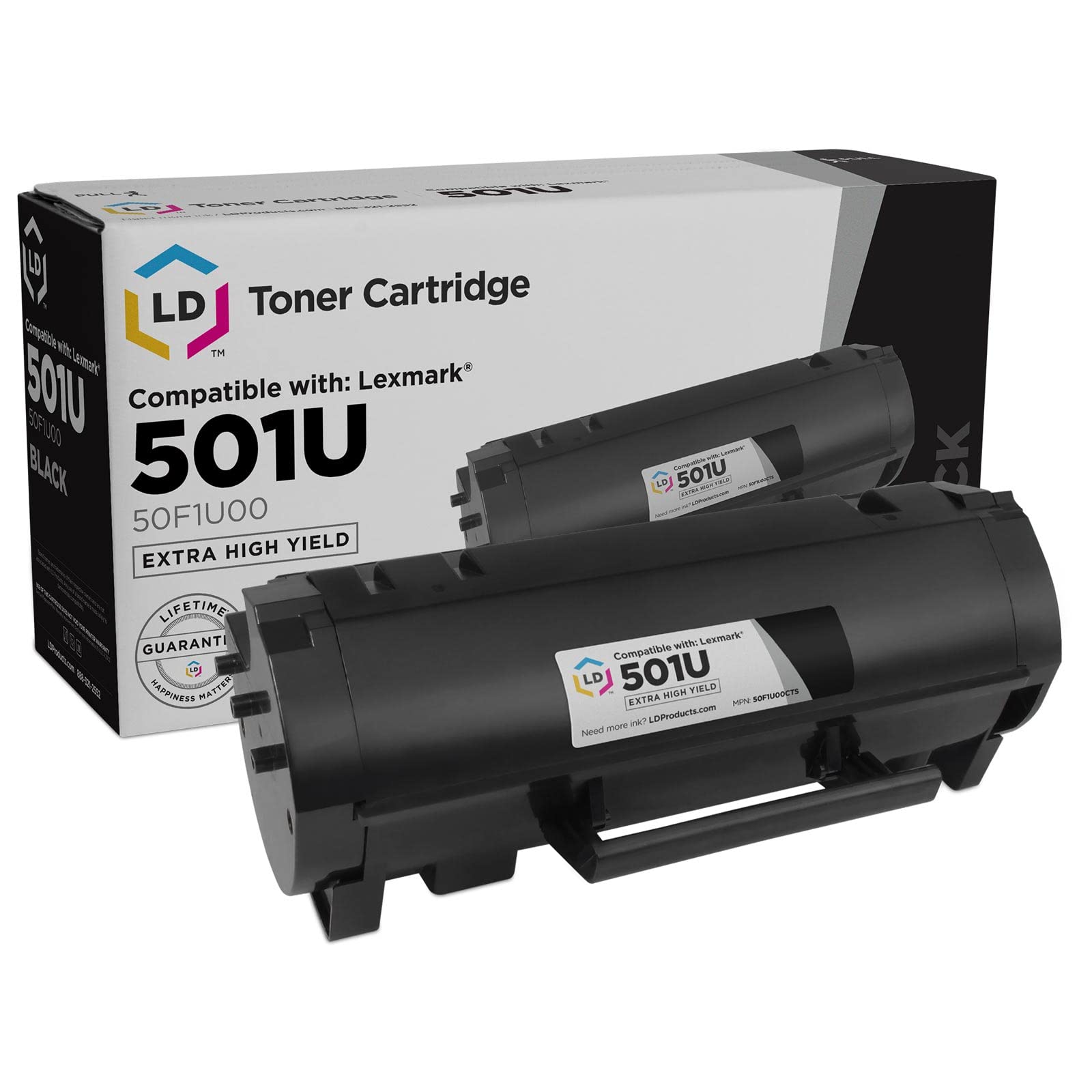 LD 取り替えっこトナーカートリッジ 取り替えっこ用 Lexmark 501U 50F1U00 ウルトラハイイールド(黒いこと)