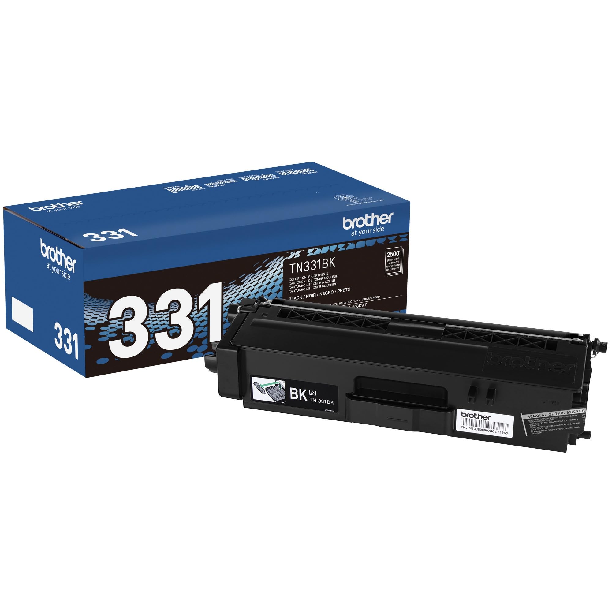 Brother TN331BK - Black - original - toner cartridge - for Brother HL-L8250CDN HL-L8350CDW HL-L8350CDWT MFC-L8600CDW MFC-L8850CDW|global研究所