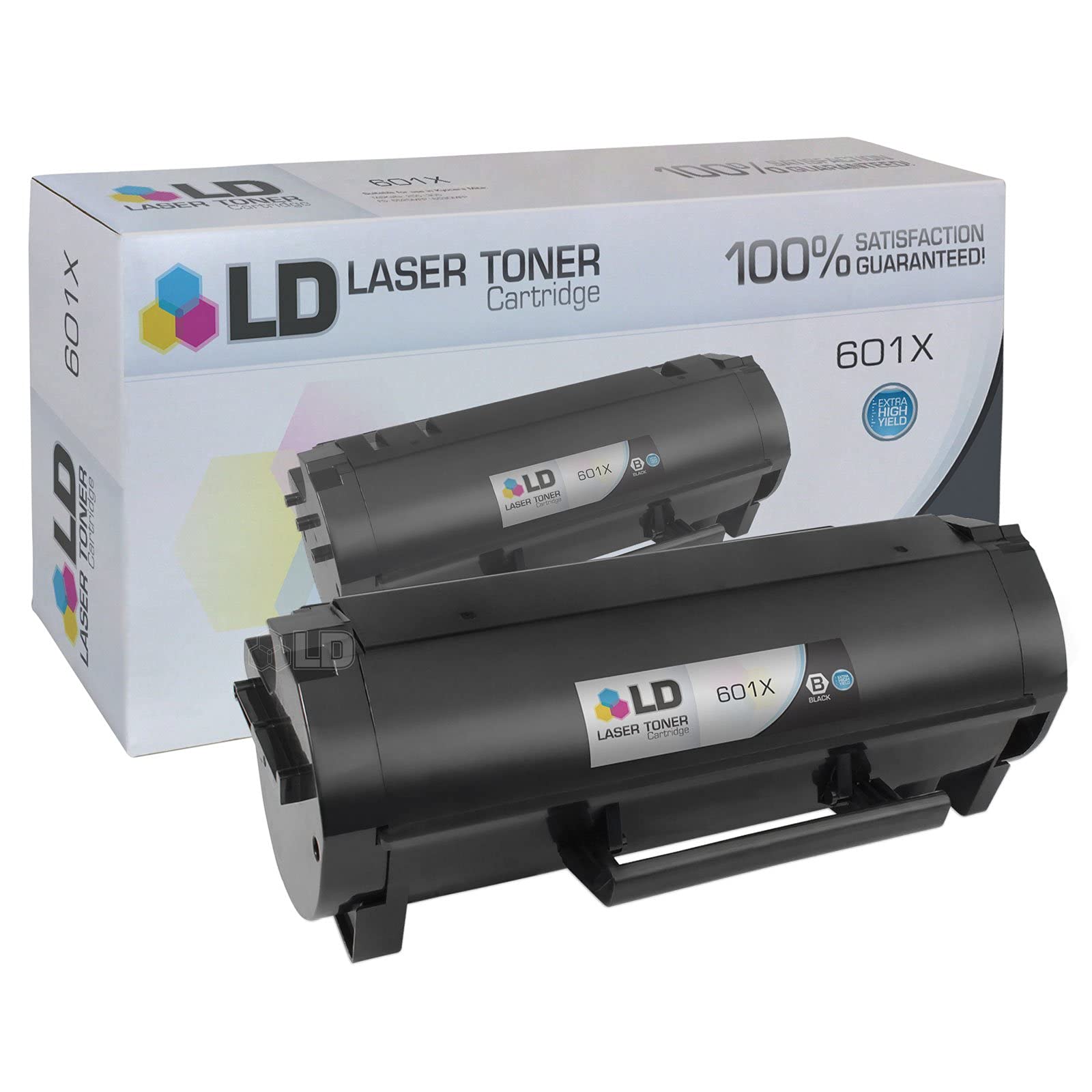 LD互換Lexmark 60 F1 X 00 ( 601 X ) Extra Hyブラックトナーカートリッジfor Lexmark mx510de、mx511de、mx511dhe、mx511dte