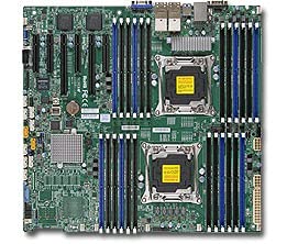 Supermicro お母さんゲーム盤 MBD-X10DRI-LN4+-B LGA2011 E5-2600v3 C612 DDR4 SATA 押しひろげるATX 赤銅色ボックス席