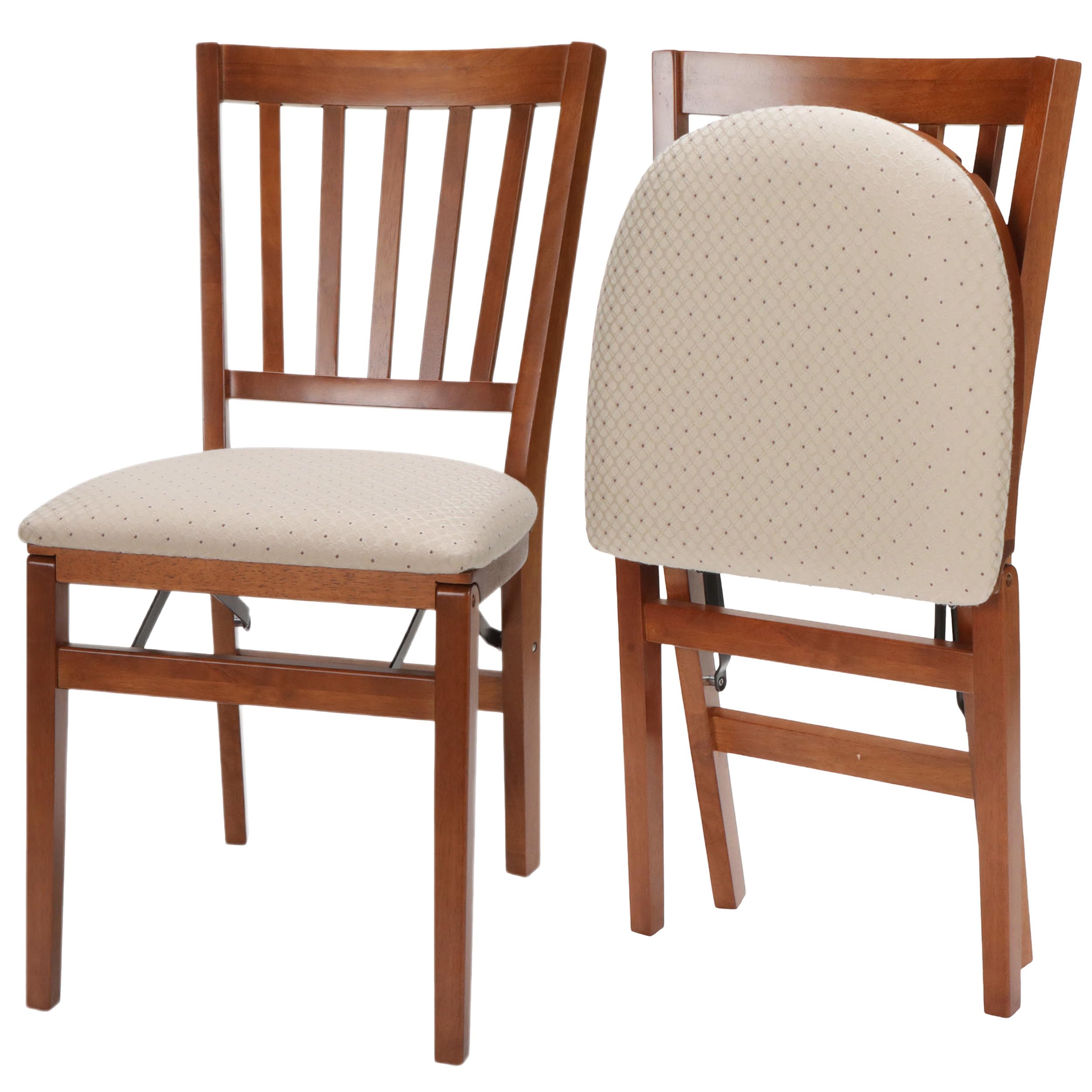 Stakmore School House Folding Chair Finish  Set of 2  Cherry