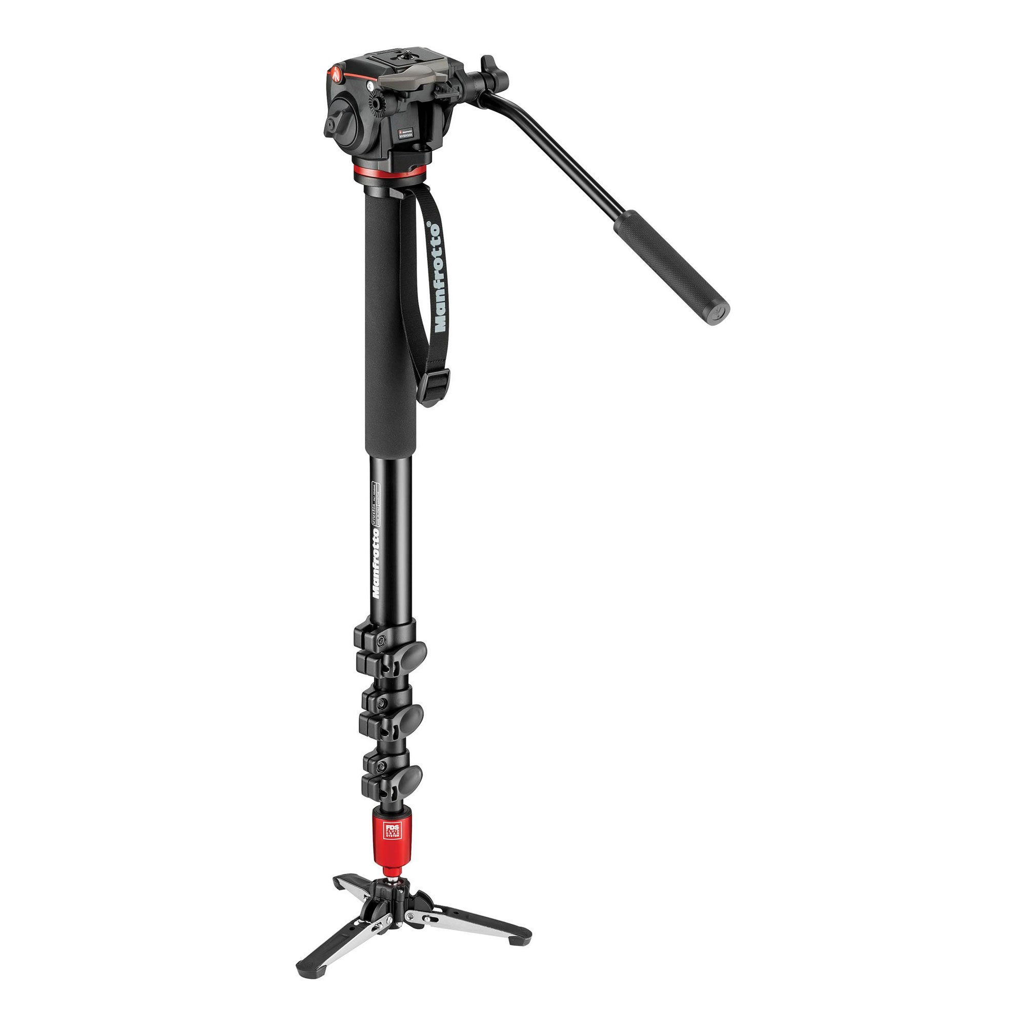 Manfrotto MVM450A アルミニウム流体一脚 RC2ヘッド付き (ブラック)｜global研究所