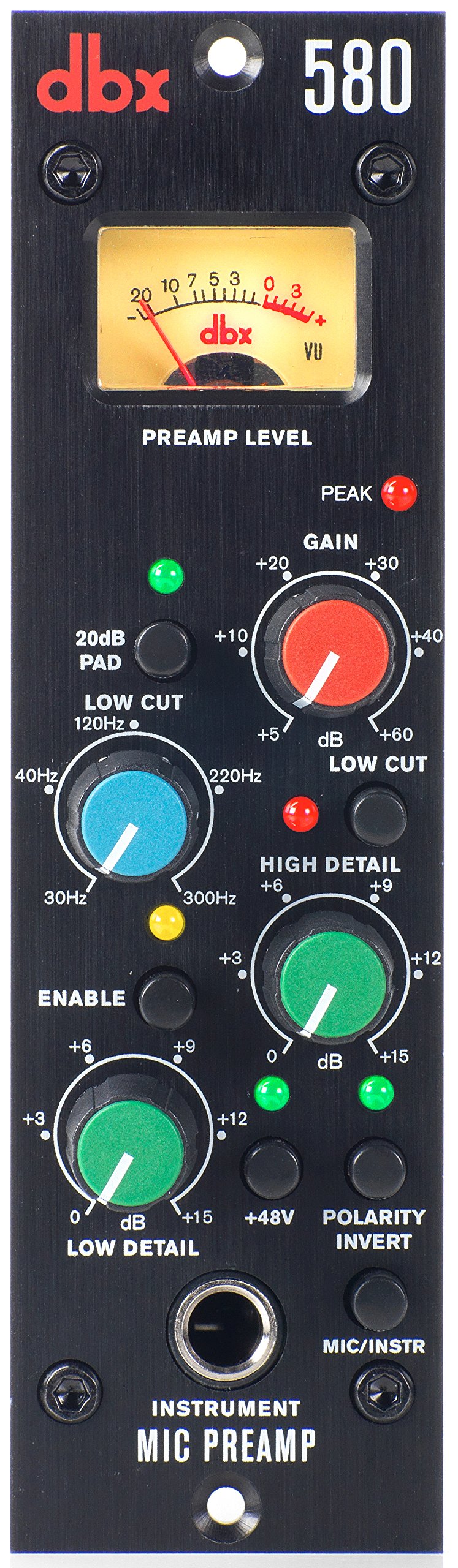 DBX 580 Mic Preamp - 500 Series by DBX|global研究所