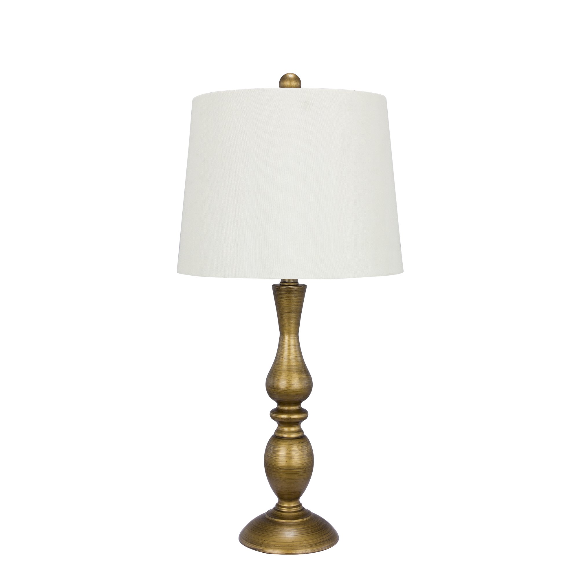 Fangio Lighting 1465AB Transitional Metal Table Lamp 27-Inch Antique Brass by Fangio Lighting
