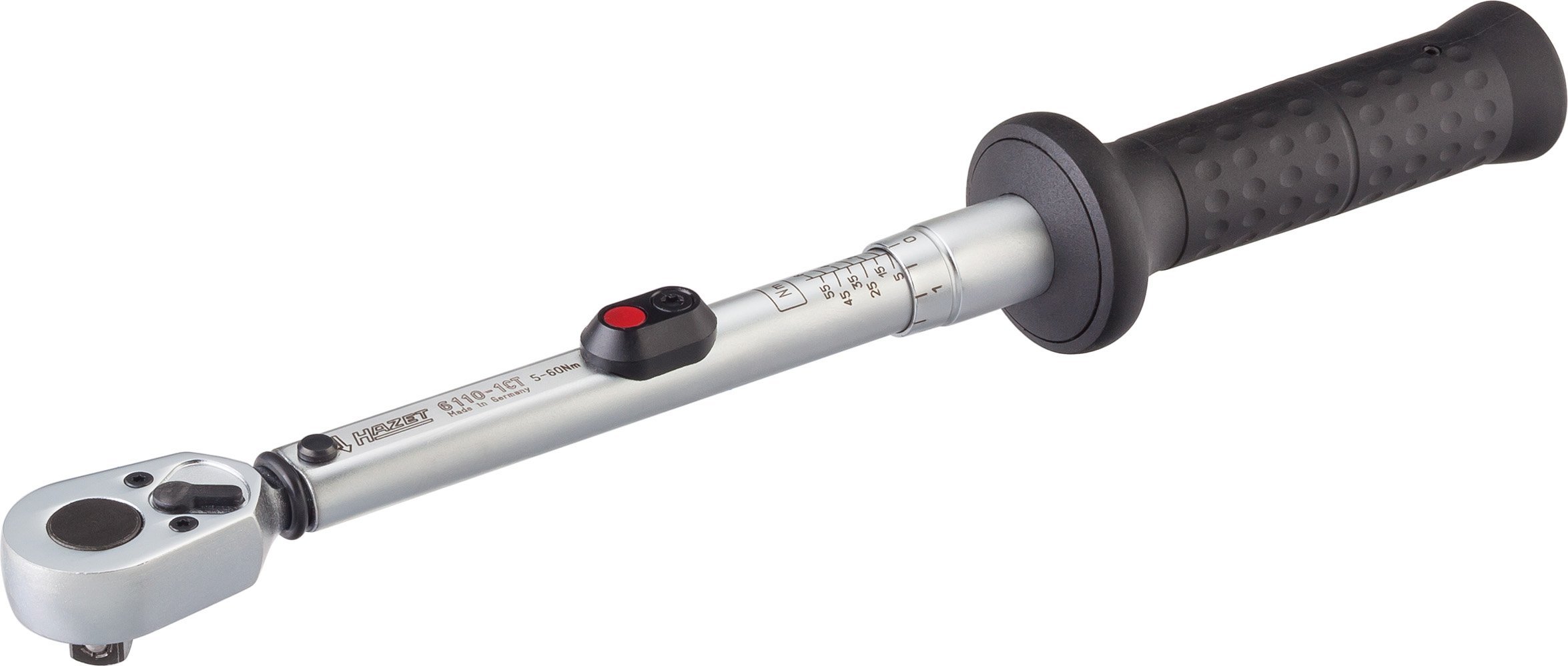 HAZET 6110-1CTCAL 335粍5から60 N Mトルクレンチ - 堅牢さCrメッキ
