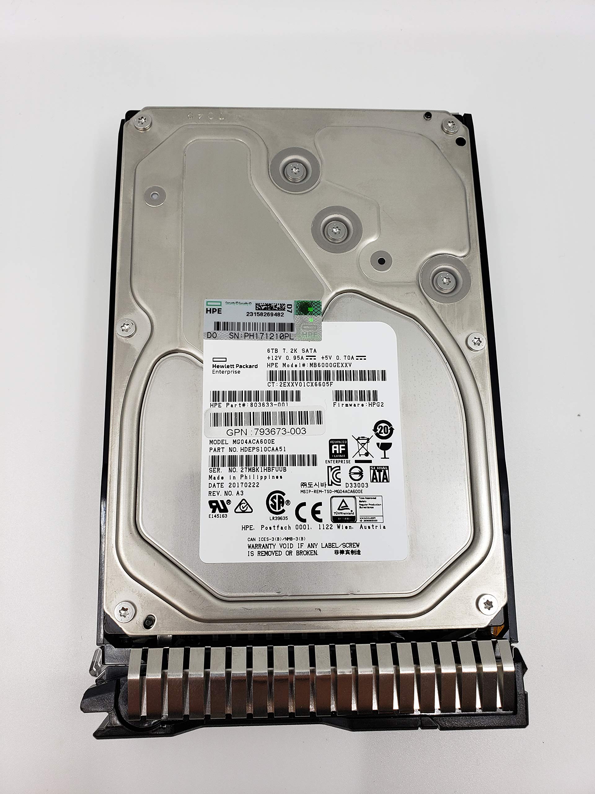 Hewlett Packard Enterprise 793695-B21 hard disk drive