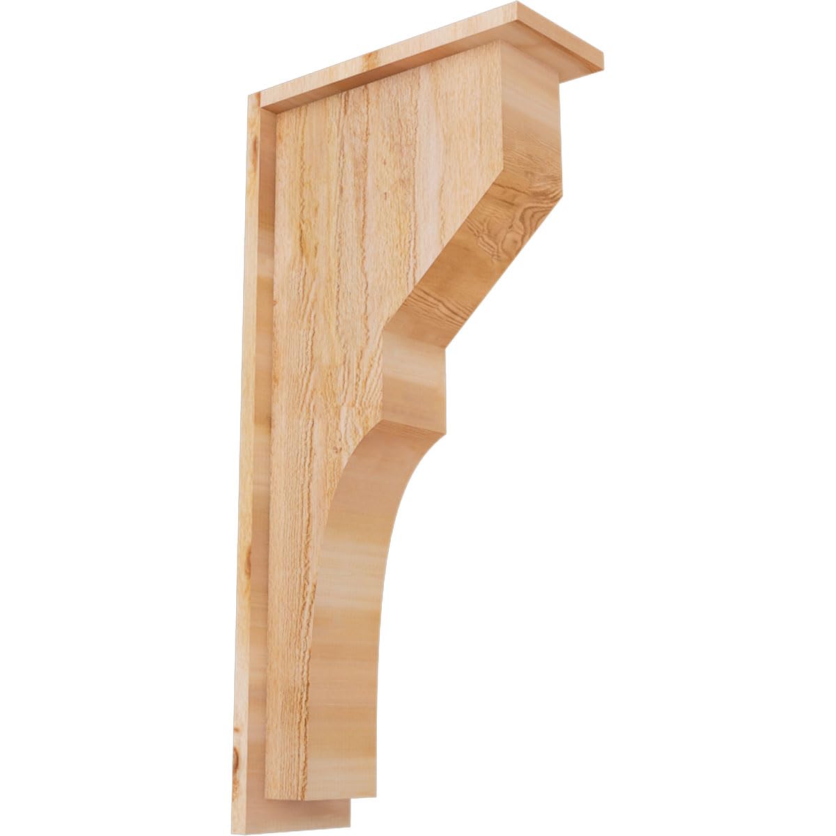 Ekena Millwork cor06 X 08 X 08mon01rdf Monterey Rough Sawnコーベルのwithうしろ側一皿 14D x 26H COR06X14X26MON01RWR 1