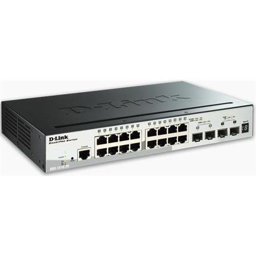 D-Link SmartPro DGS-1510-20 Ethernet Switch - 20 Ports - Manageable - 20 x RJ-45 - 4 x Expansion Slots - 10/100/1000Base-T｜global研究所 46,226円