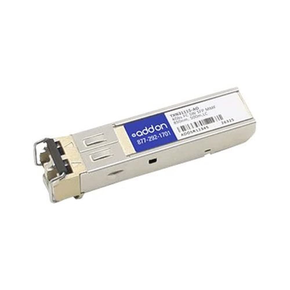 AddOn - SFP (mini-GBIC) transceiver module (equivalent to: Intel TXN31115) - 4Gb Fibre Channel (Short Wave) - Fibre Channel - LC multi-mode - up to 1640 フィート - 850 航空マイル