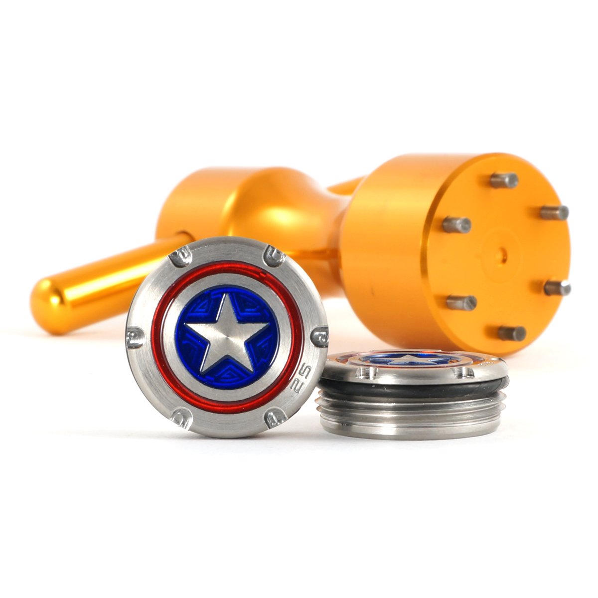 2の25 gデラックスツアースタイルウェイトfor Scotty Cameronパター+レンチ、America Shield
