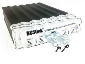 BUSlink CipherShield デュアルキー FIPS 140-2 レベル2 HIPAA 512ビット AES USB 3.0/eSATA RAID 0 ハードウェア 暗号化 外付けデスクトップ SSD ドライブ (4TB)|global研究所