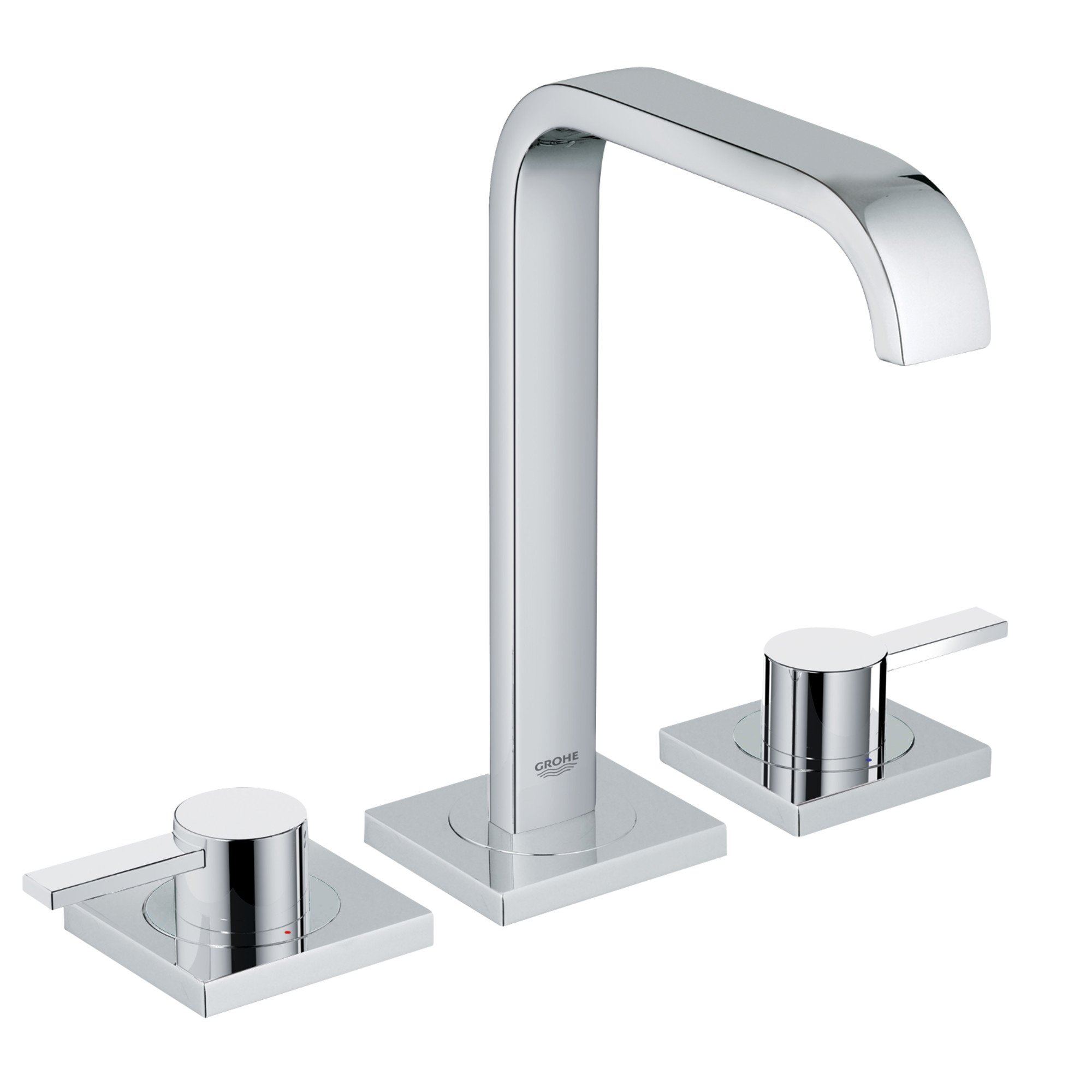 Grohe 20 191 A Allure 1.2 GPM Widespread2階建てバス御部屋水道の栓with SilkMove Technolog、 2019100A 1
