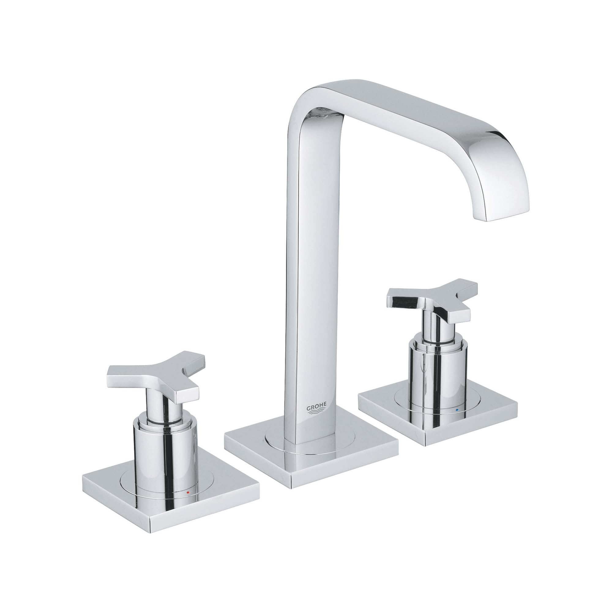 Grohe 20 148 A Allure 1.2 GPM Widespreadバスルーム蛇口with SilkMove Technolog、 2014800A 1|global研究所