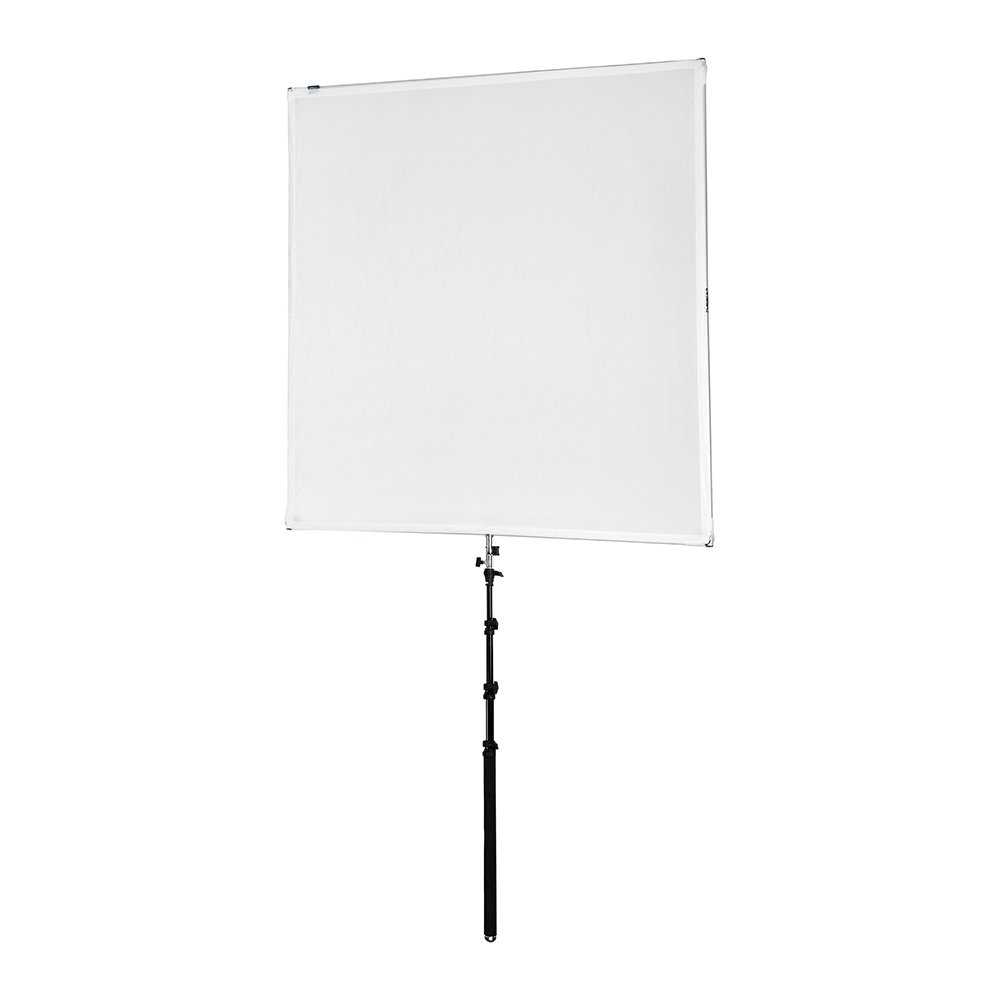 Pro Studio Solutions 145cm x 145cm (57インチ x 57インチ) ブームサンスクリム - 折りたたみ式フレーム拡散&シルバー/ホワイトリフレクターキット ブームハンドルとキャリーバッグ付き|global研究所