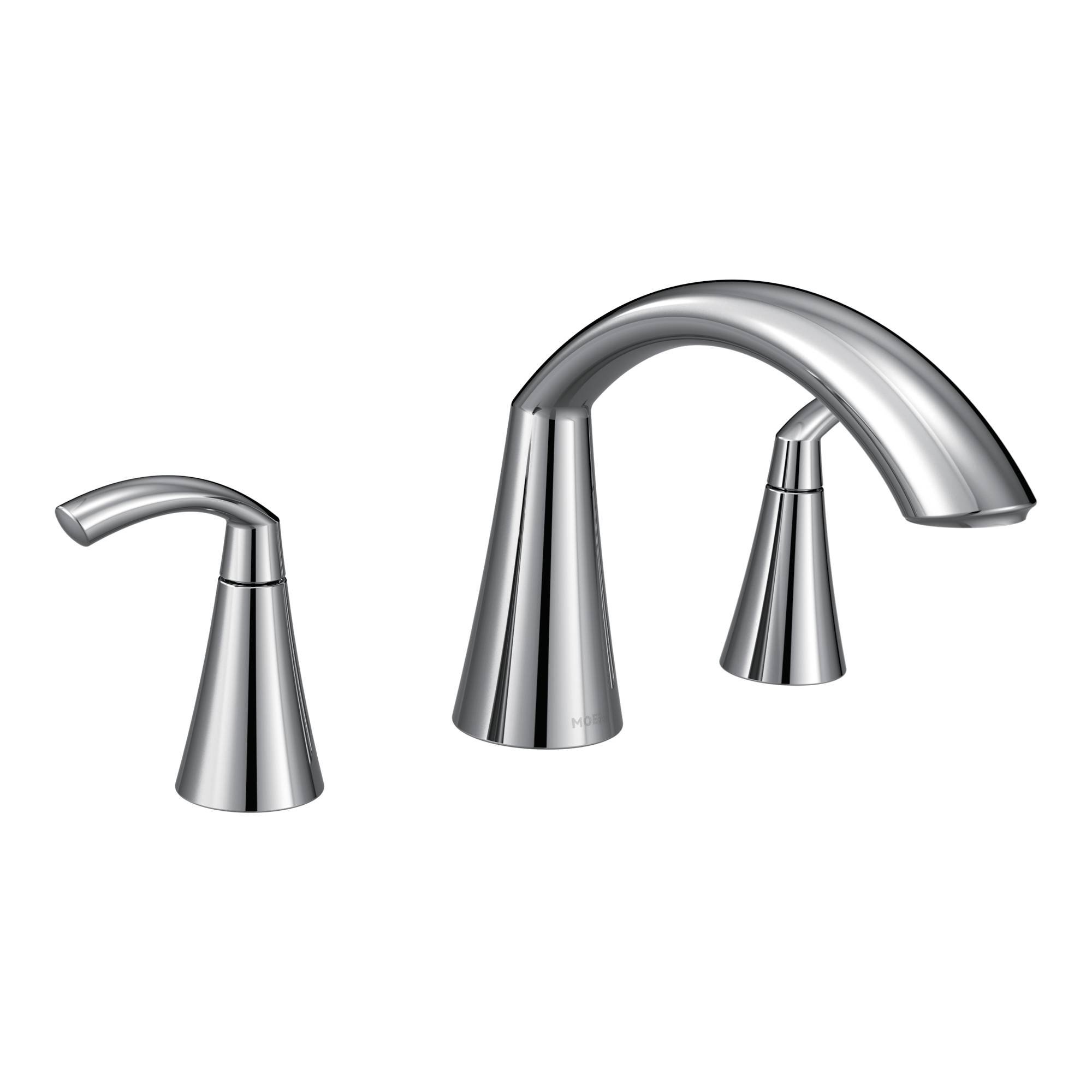 Moen t373 Glyde Roman浴槽蛇口トリム、 クローム T373 1
