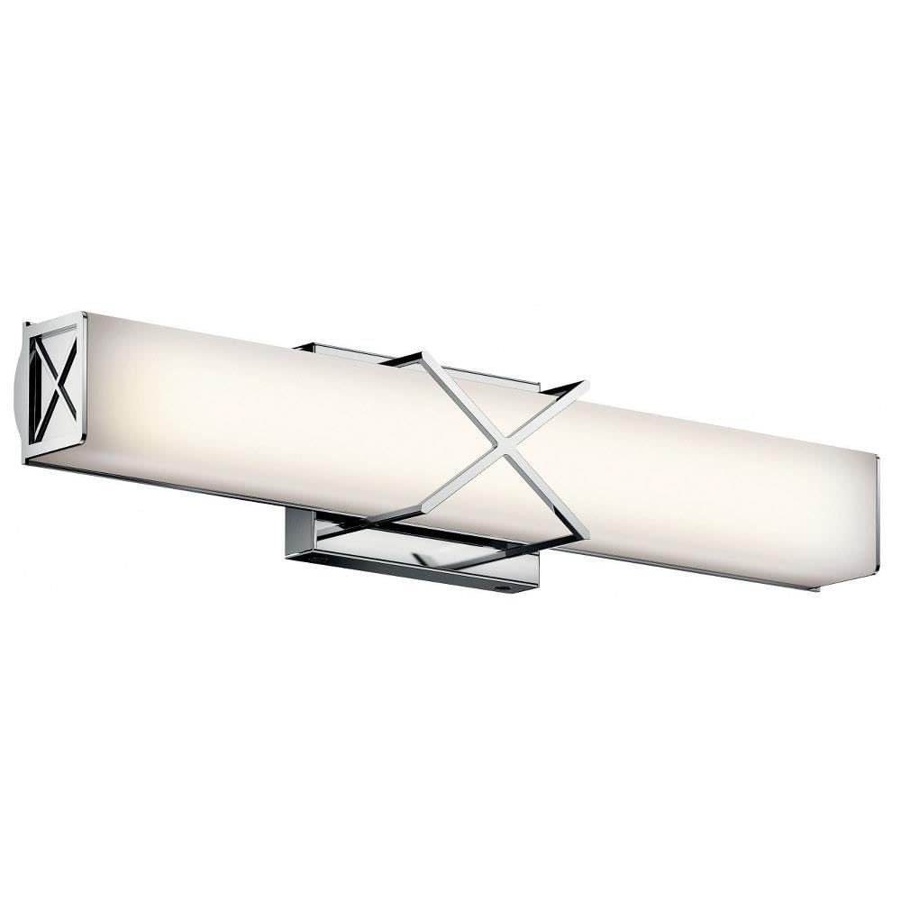 Kichler 45657led Trinsic LEDバスルームバスバー、 しろがね色 45657CHLED 1