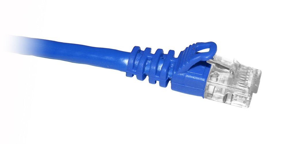 ENET CAT6 BLUE 2 FOOT PATCH CABLE WITH SNAGLESS MOLDED BOOT (UTP) HIGH-QUALITY N